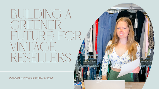 Private Workshop: Nov. 12 I'll be sharing advice on sustainably running a reseller shop