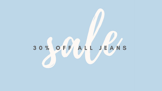 30% Off Jeans This Week Only