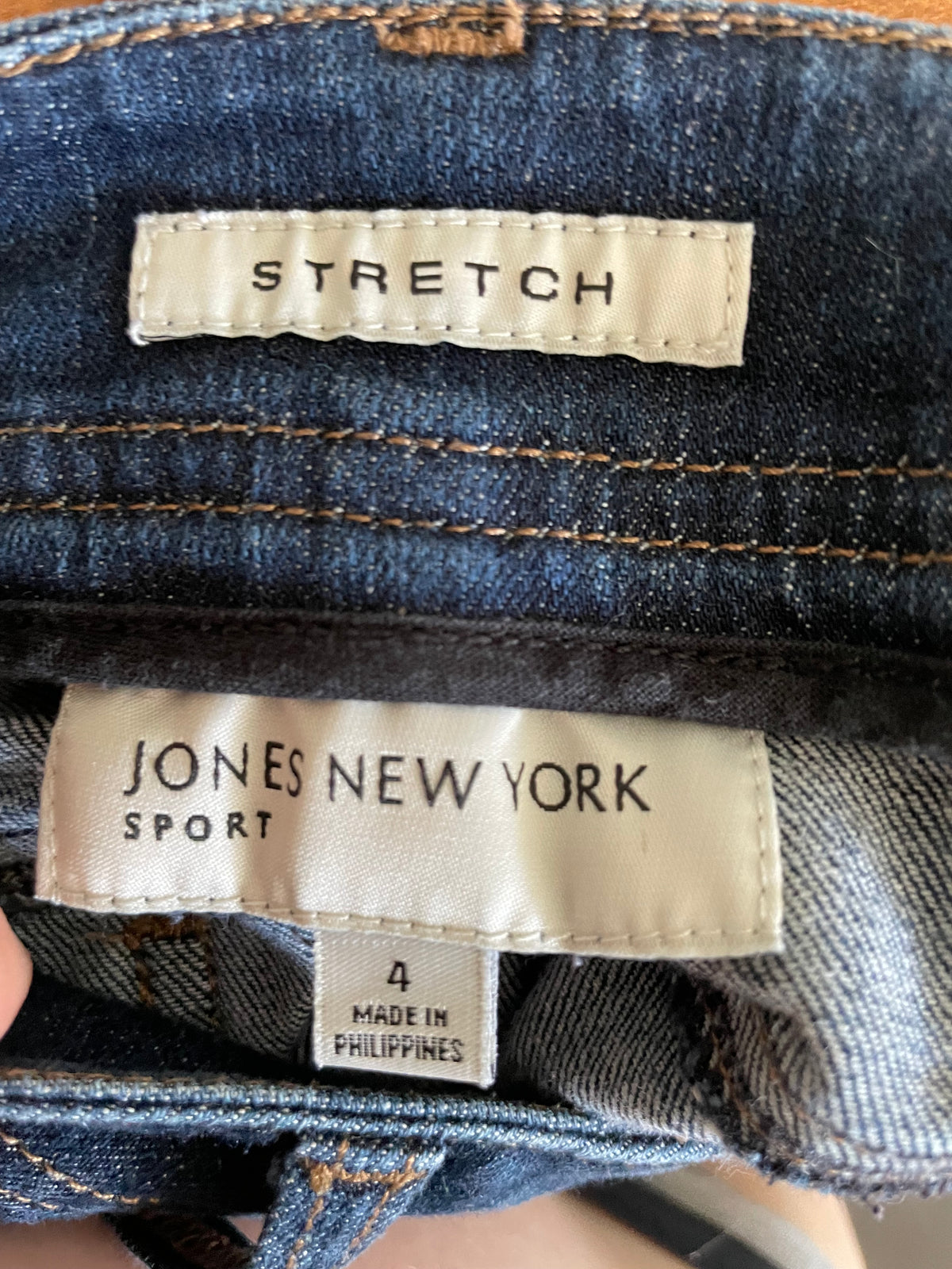 Jones New York Sport Dark Wash Stretch Flare Jeans – Size 4