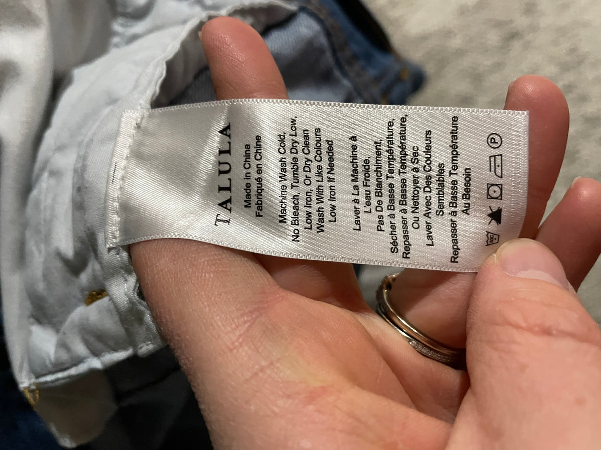 Talula Medium Wash 100% Cotton Denim Jacket – Medium
