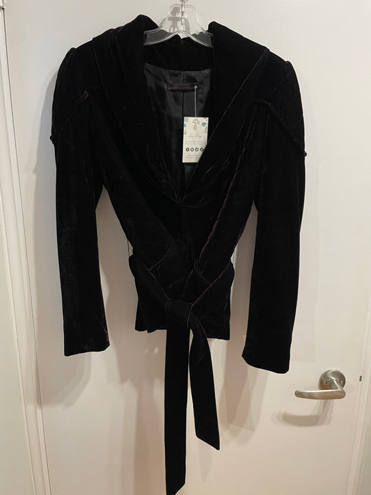 RK Purple Velvet Jacket - Large