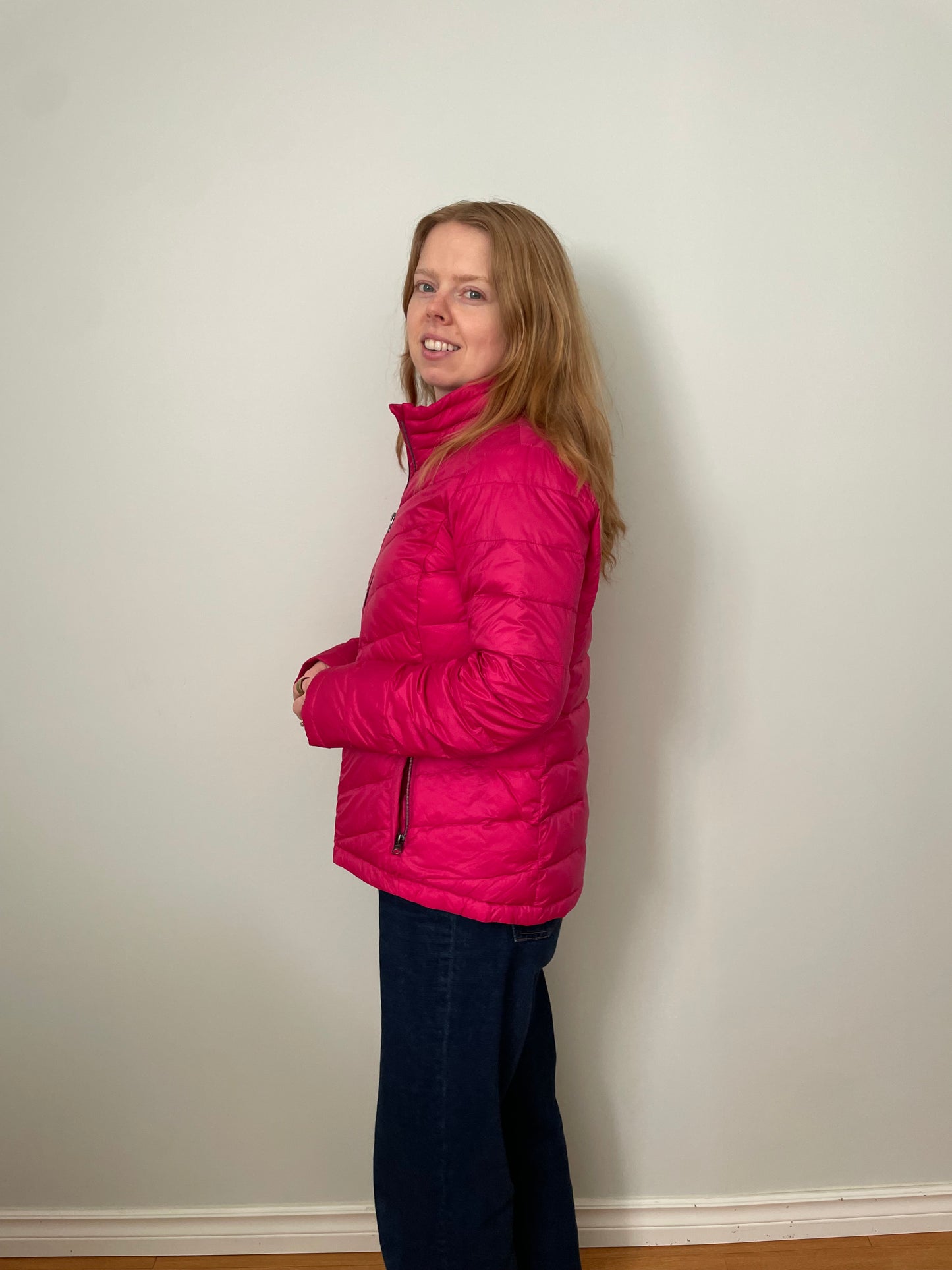 CORE life Pink Lightweight Down Puffer Jacket – Medium