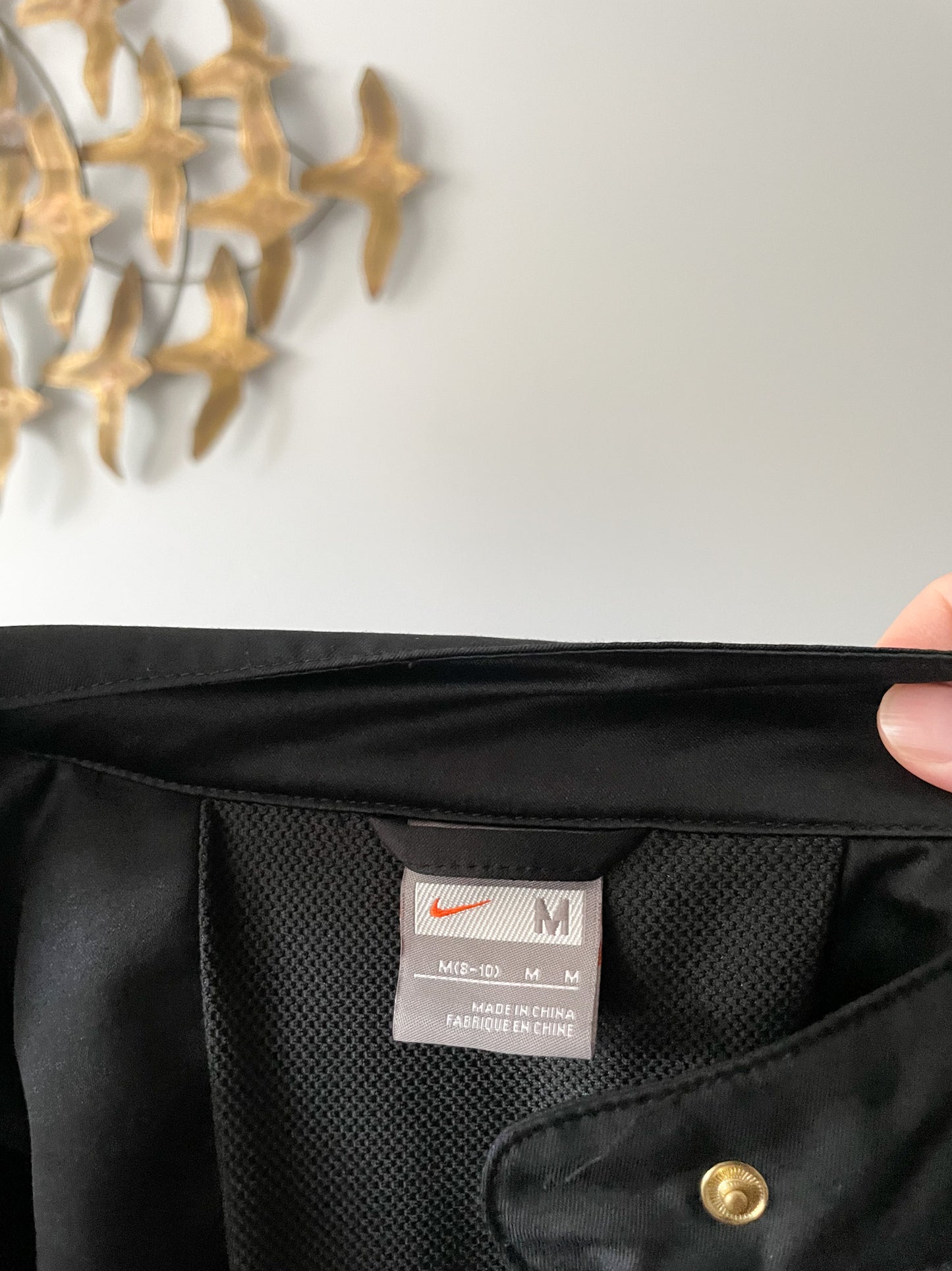 Nike Black Double Zip Sport Jacket - S/M