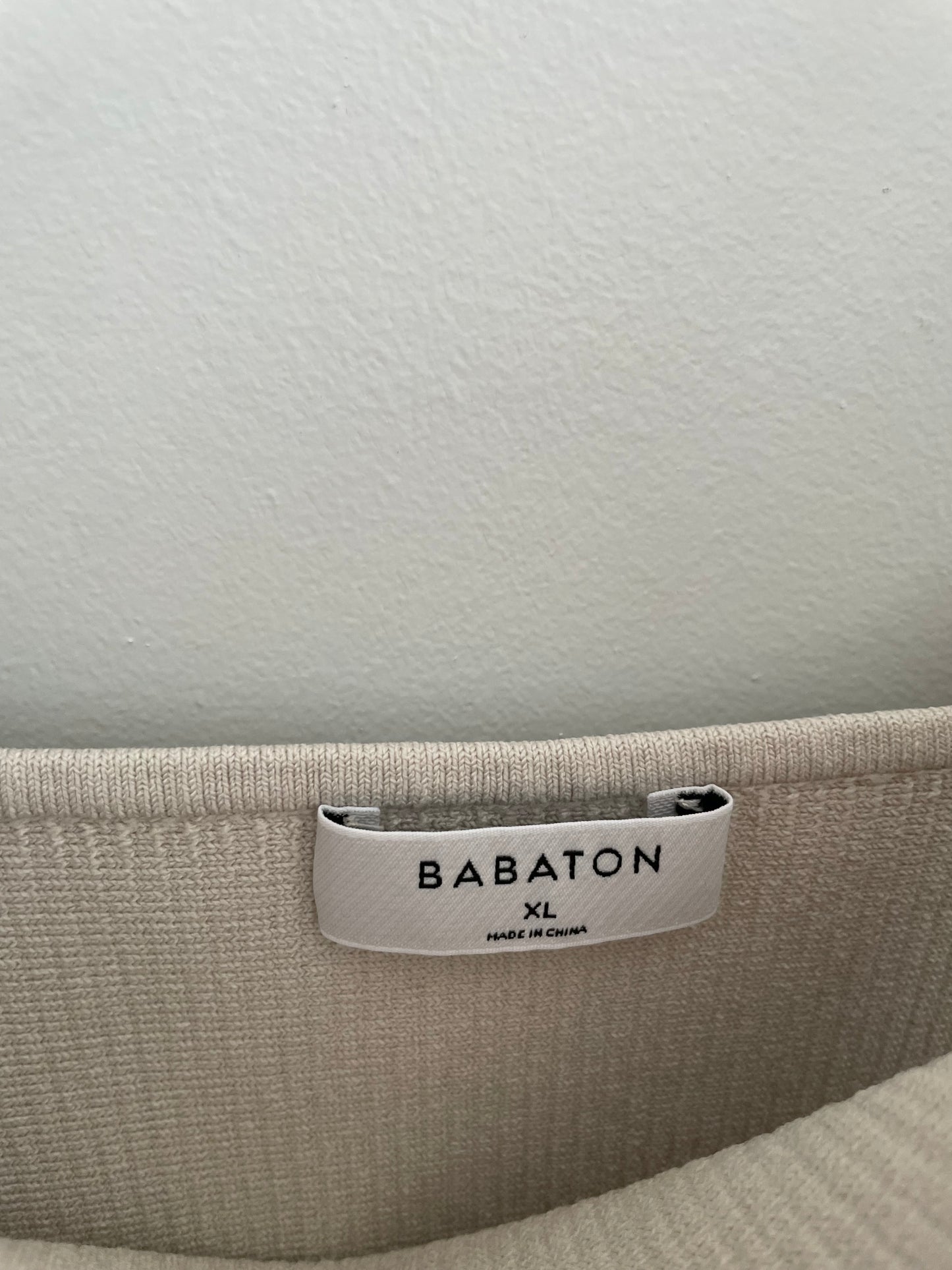Babaton Taupe Ribbed Knit Tank Top – XL