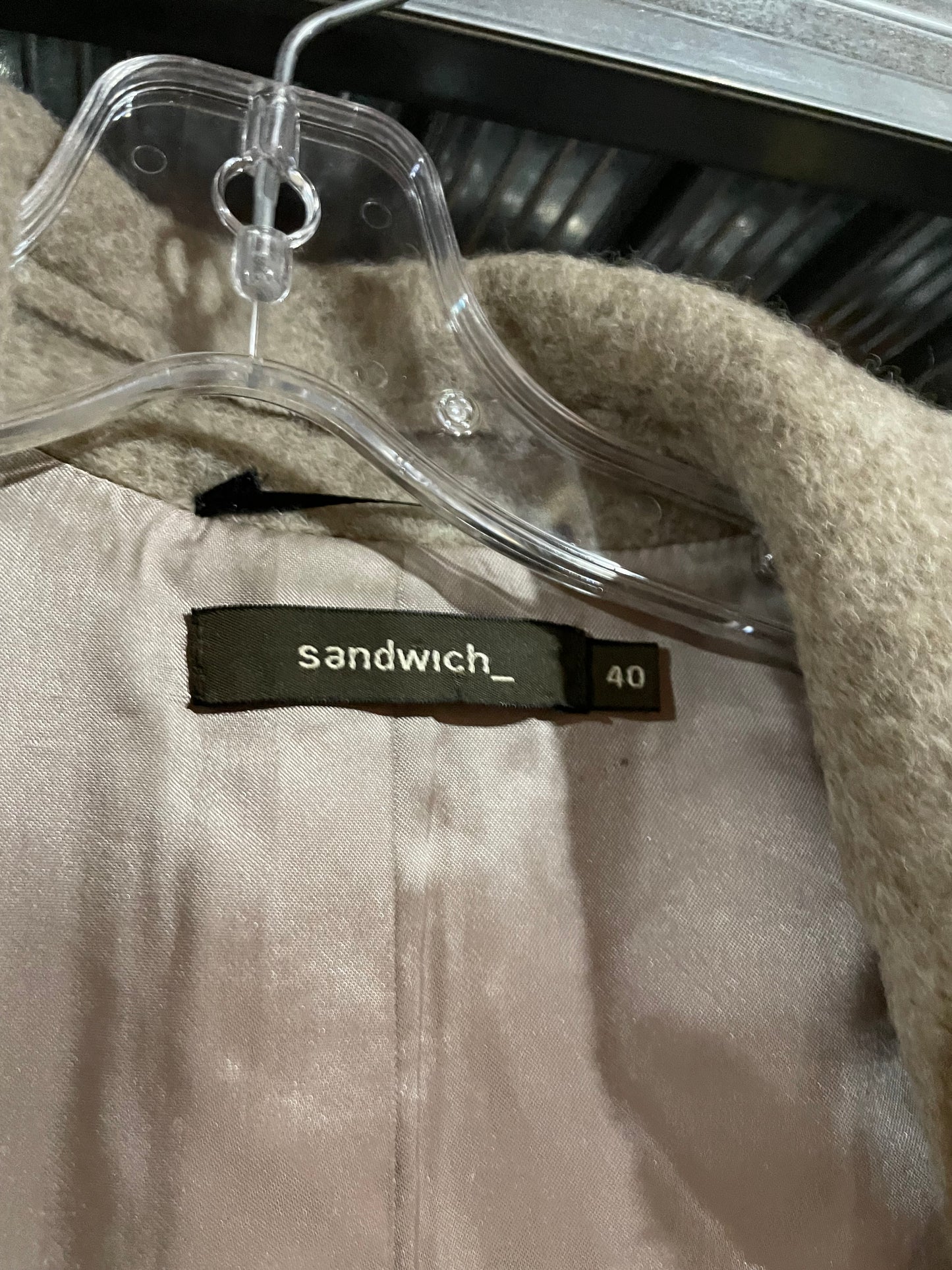 Sandwich_ Tailored Wool Jacket with Silk Lining – Size 40 (M/L)