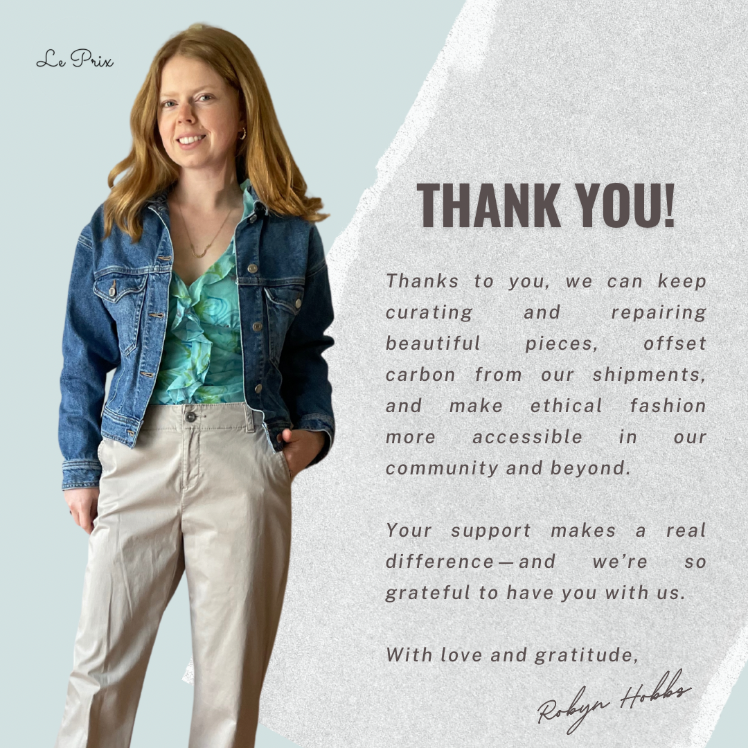 Support Le Prix – Help Us Grow Ethical Fashion
