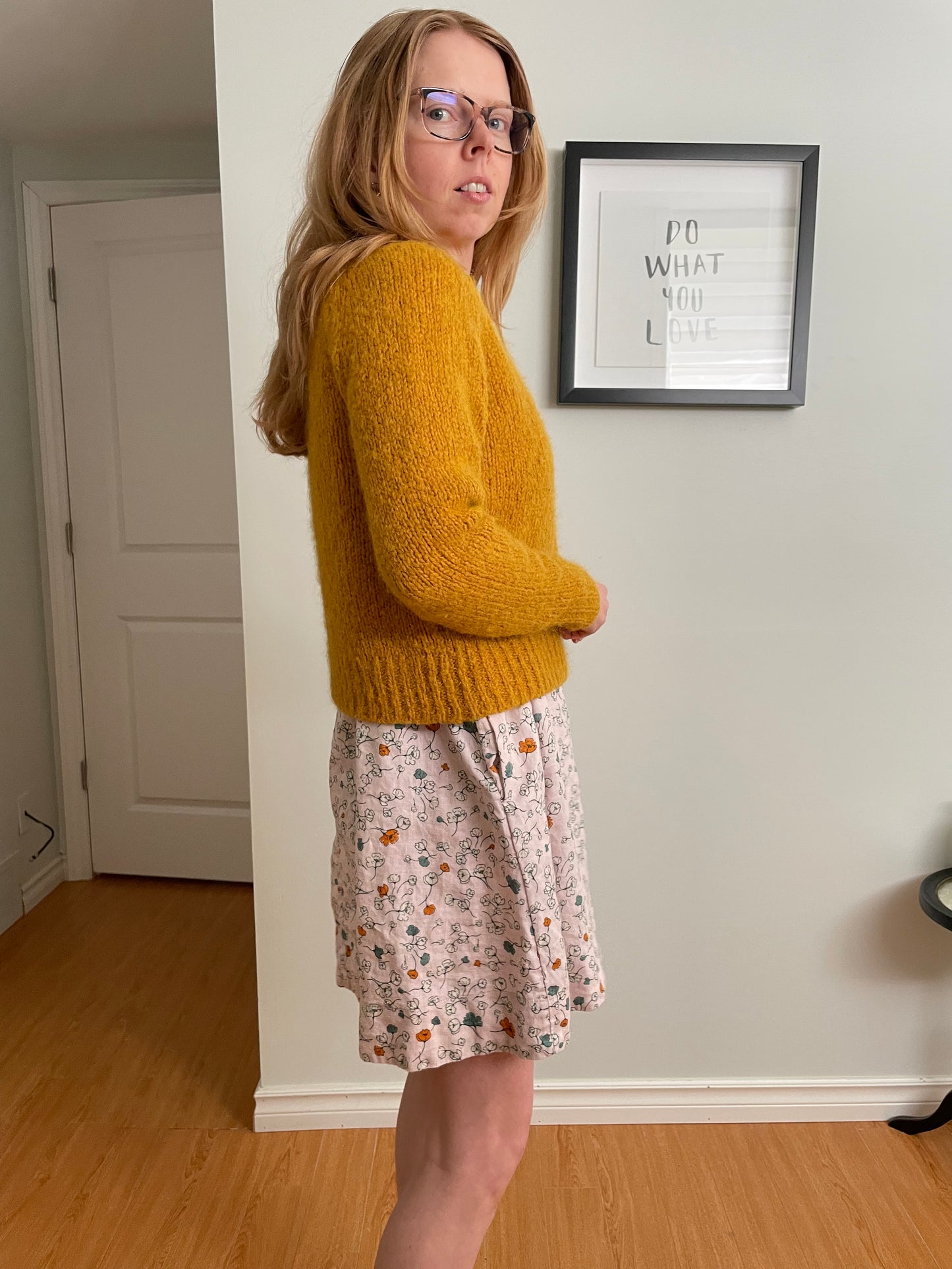 Babaton Mustard Knit Sweater – XS