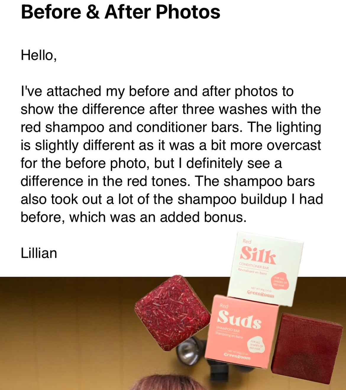 RED Suds Shampoo Bar - For Red Hair