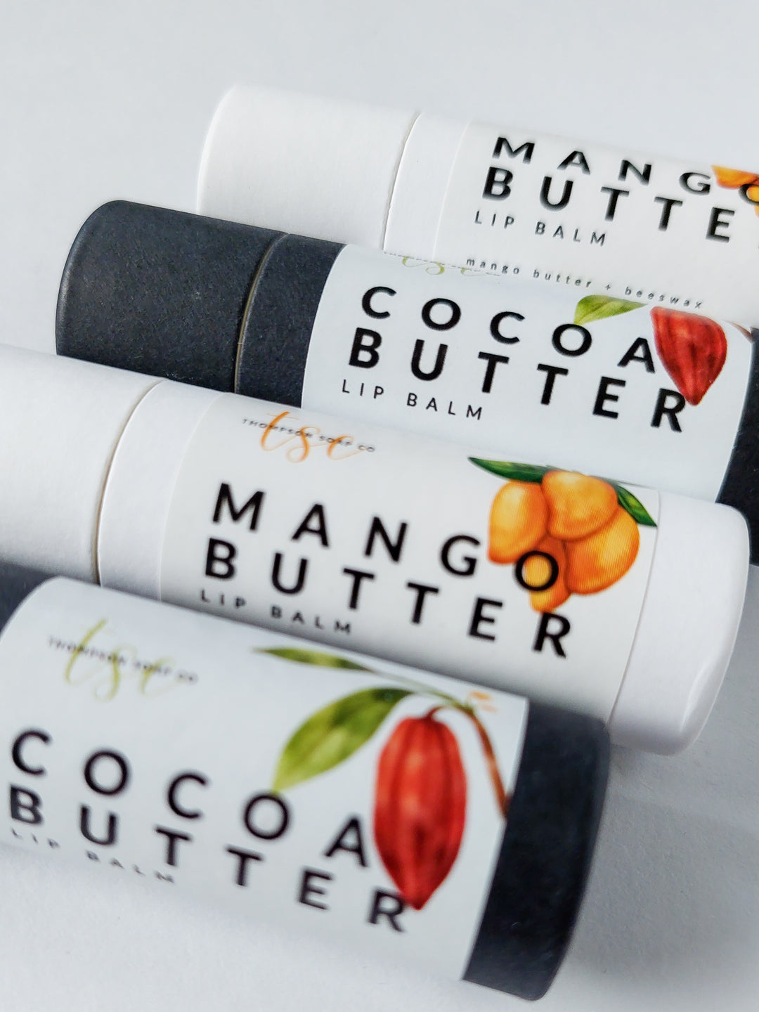 Cocoa Butter & Mango Butter Lip Balms