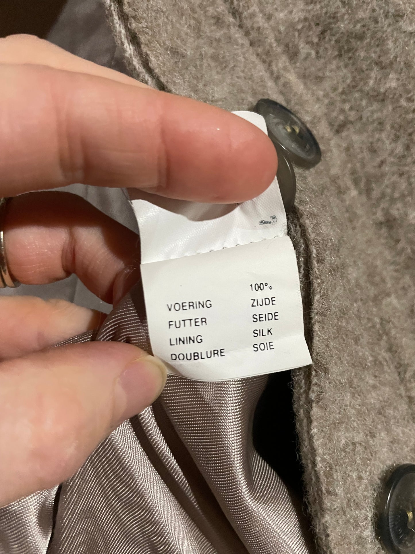 Sandwich_ Tailored Wool Jacket with Silk Lining – Size 40 (M/L)