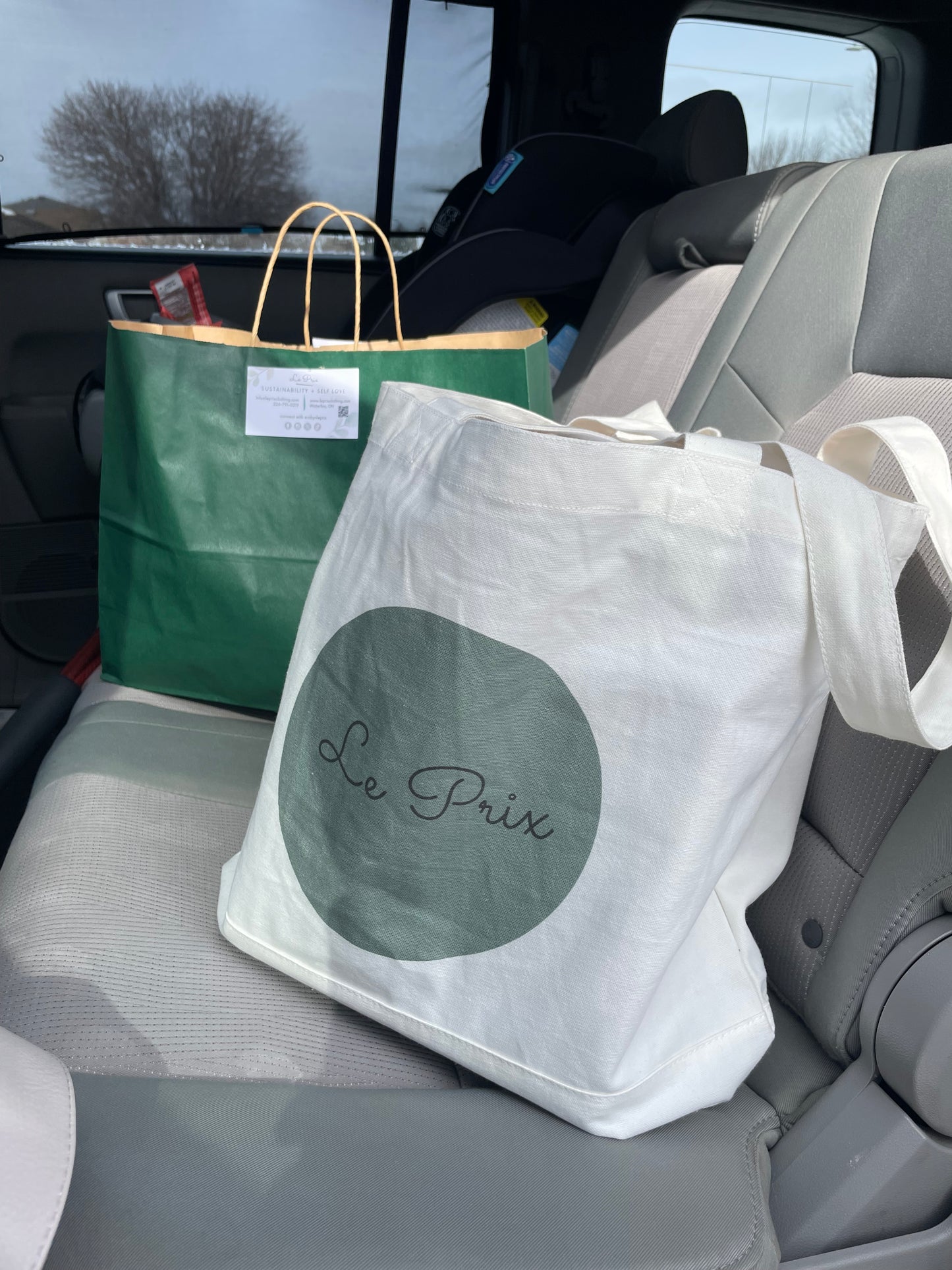 Le Prix Market Tote – Large Cotton Canvas Carry-All