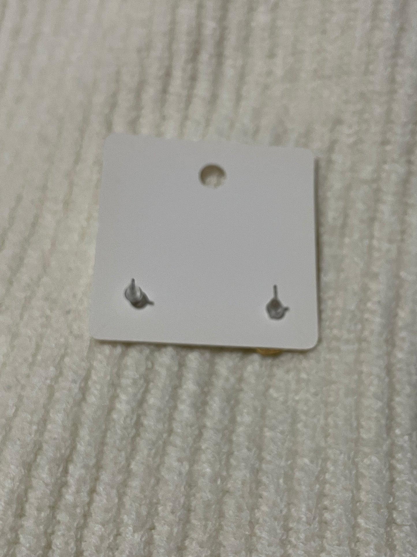 Gold Filigree Heart Stud Earrings