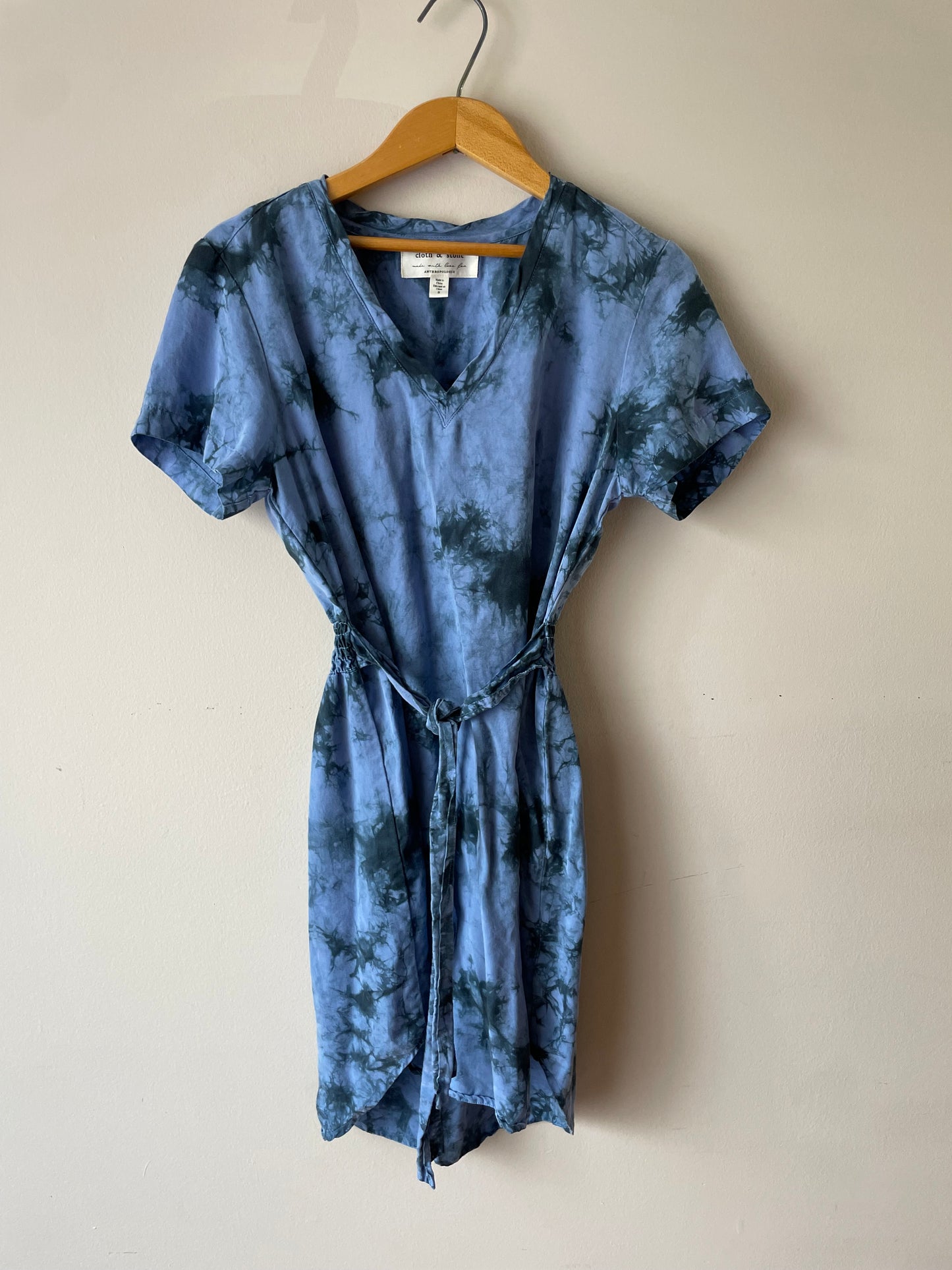 Cloth & Stone Tie-Dye Shirt Dress – Size S