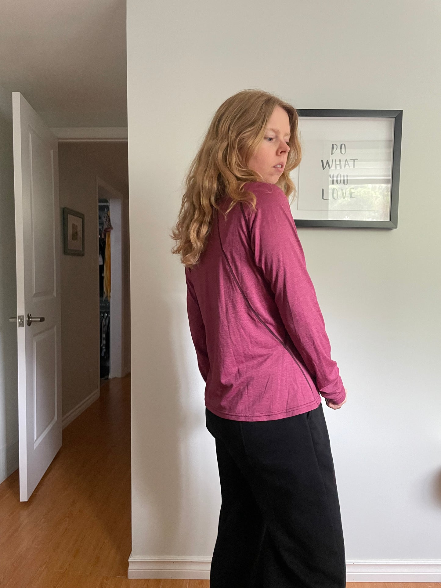 Columbia Pink Omni-Shade Half-Zip Long Sleeve Active Top - Medium