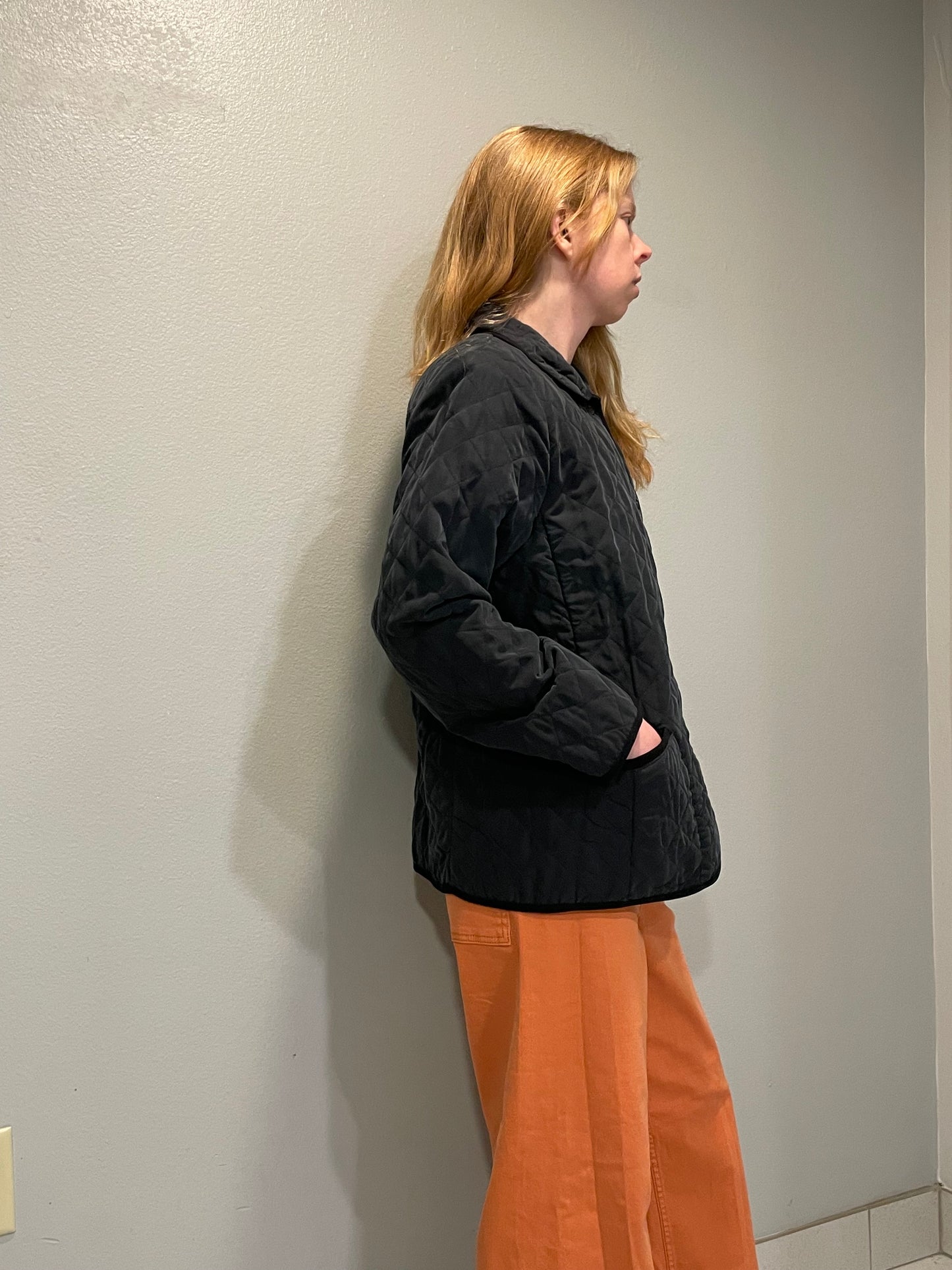 Notations Black Quilted Field Jacket – Large