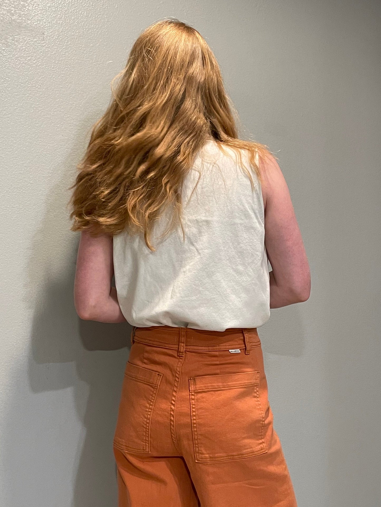 Additions by Chico’s Cream Sleeveless Mock Neck Knit Top – Size 2