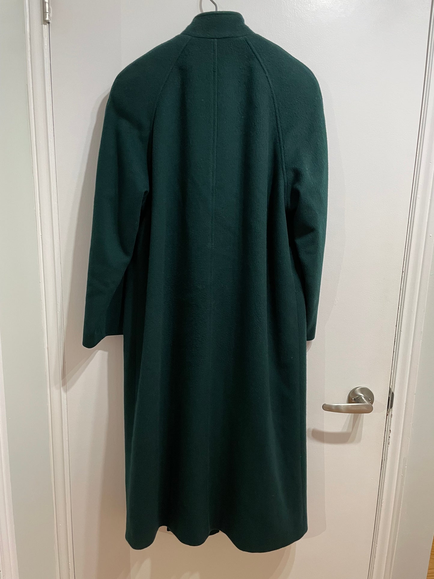 Roth-Stern Deep Forest Green Pure Virgin Wool Coat – Medium/Large