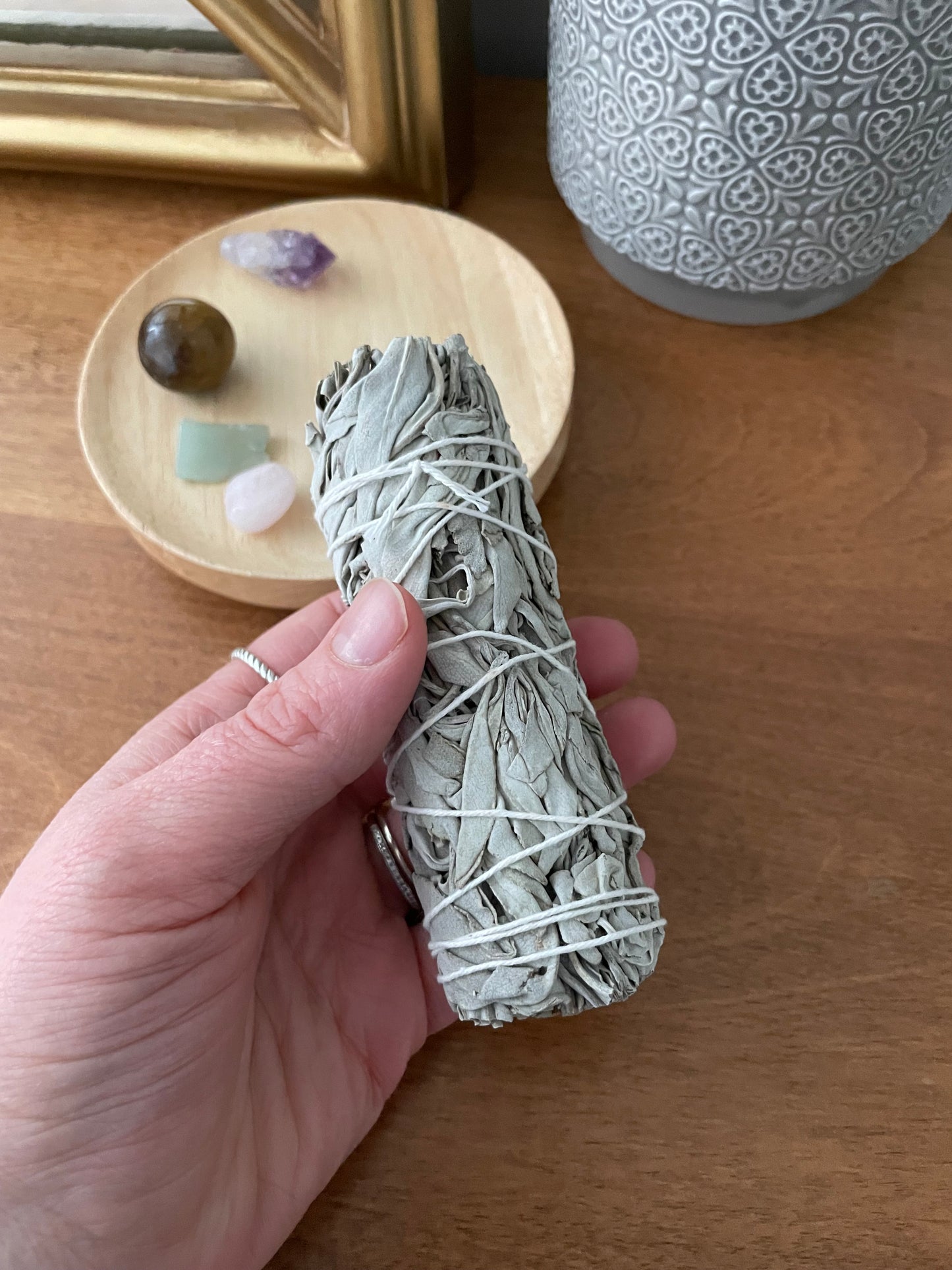 Organic White Sage Cleansing Stick – California Grown 4”