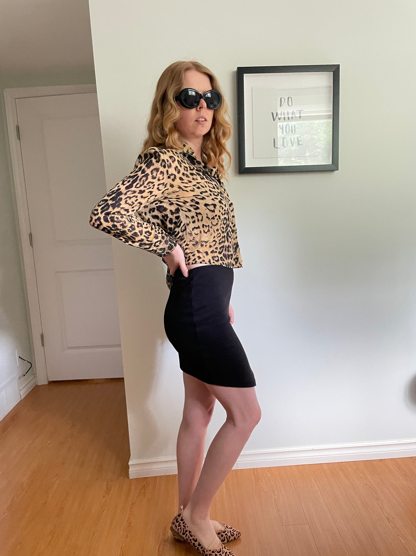 Amisu – Black High Rise Cutout Mini Skirt – Size 4 / XS-S