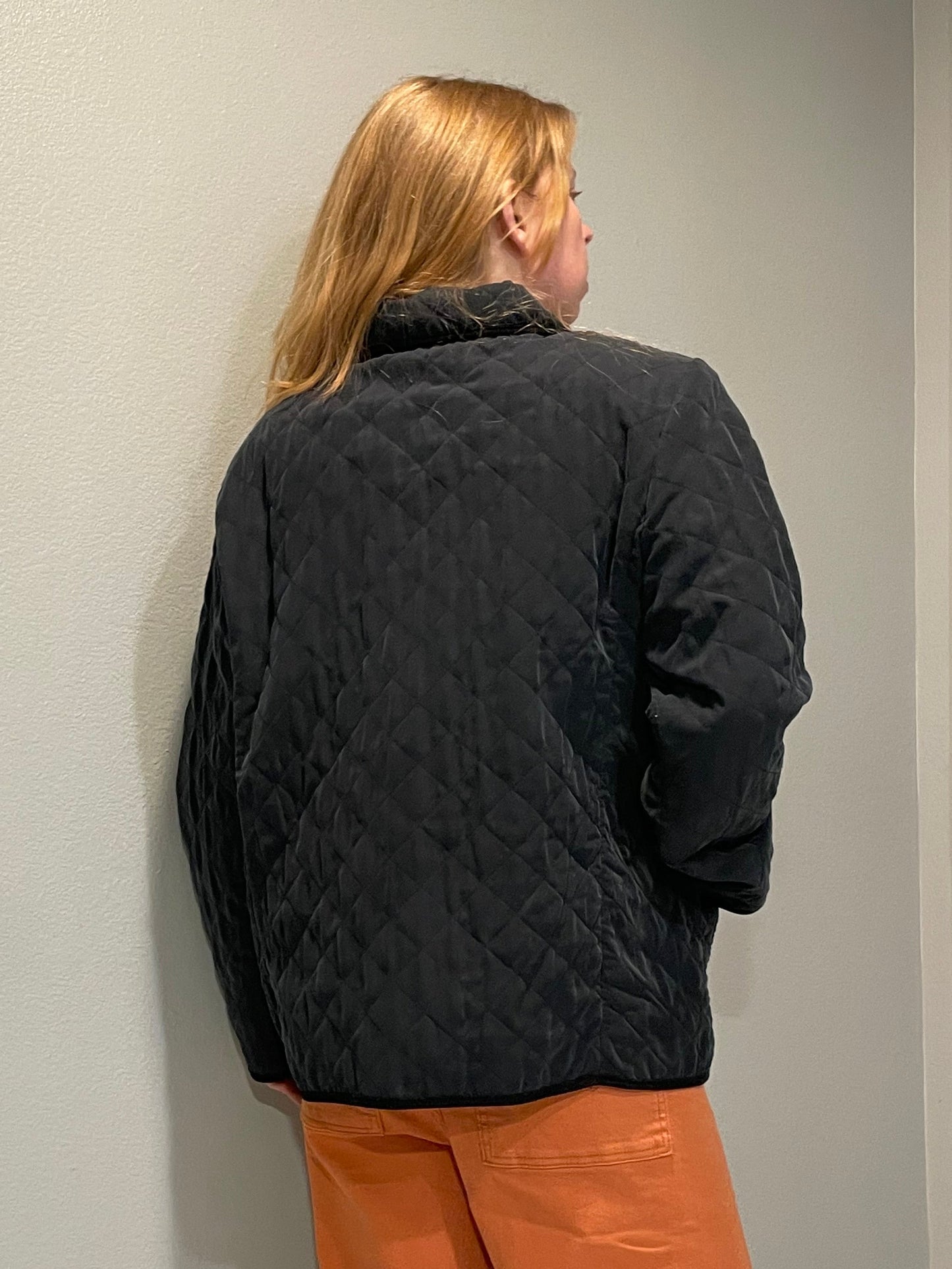 Notations Black Quilted Field Jacket – Large