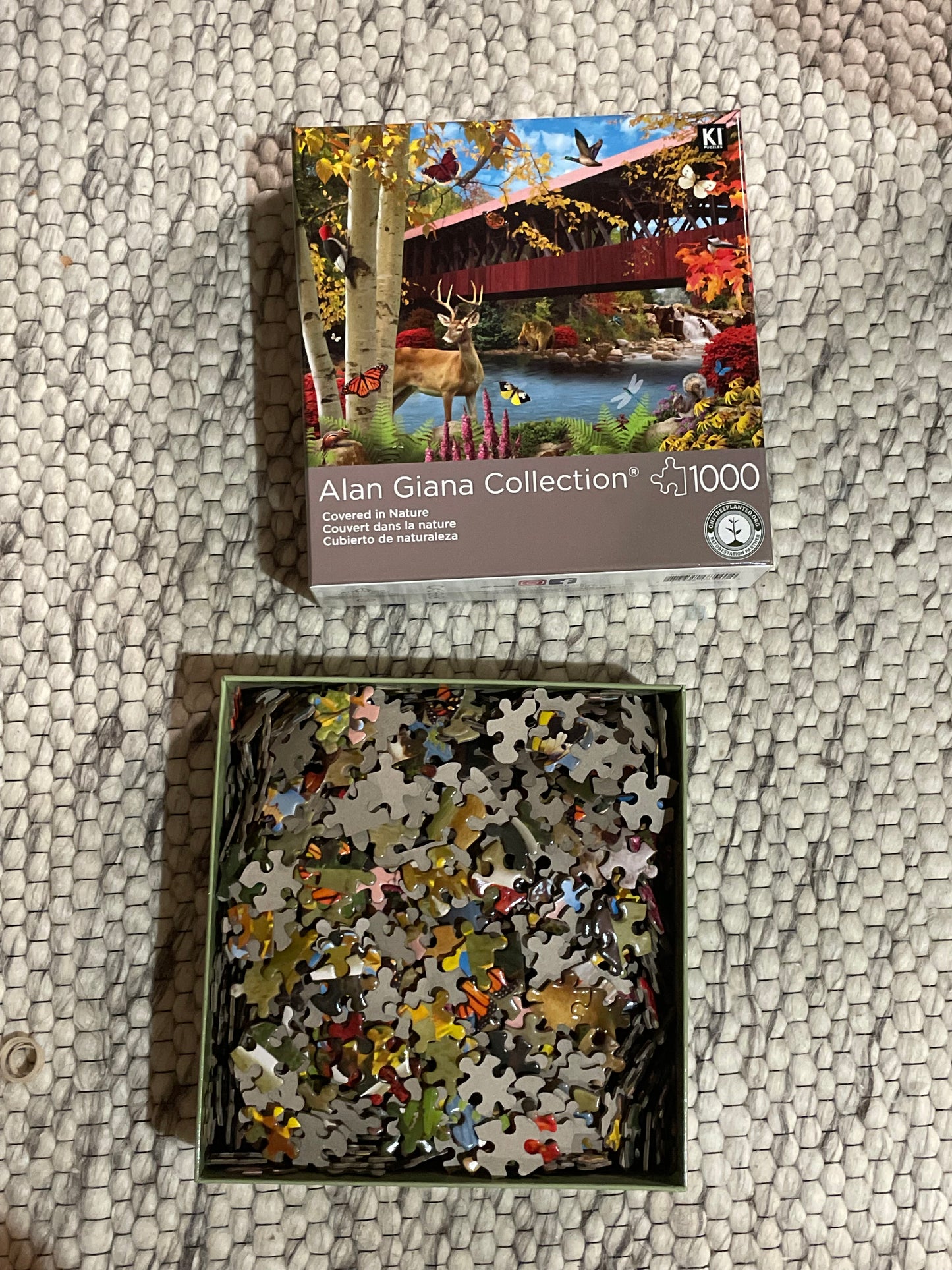 KI Puzzles – Alan Giana Collection “Covered in Nature” 1000 Piece Puzzle