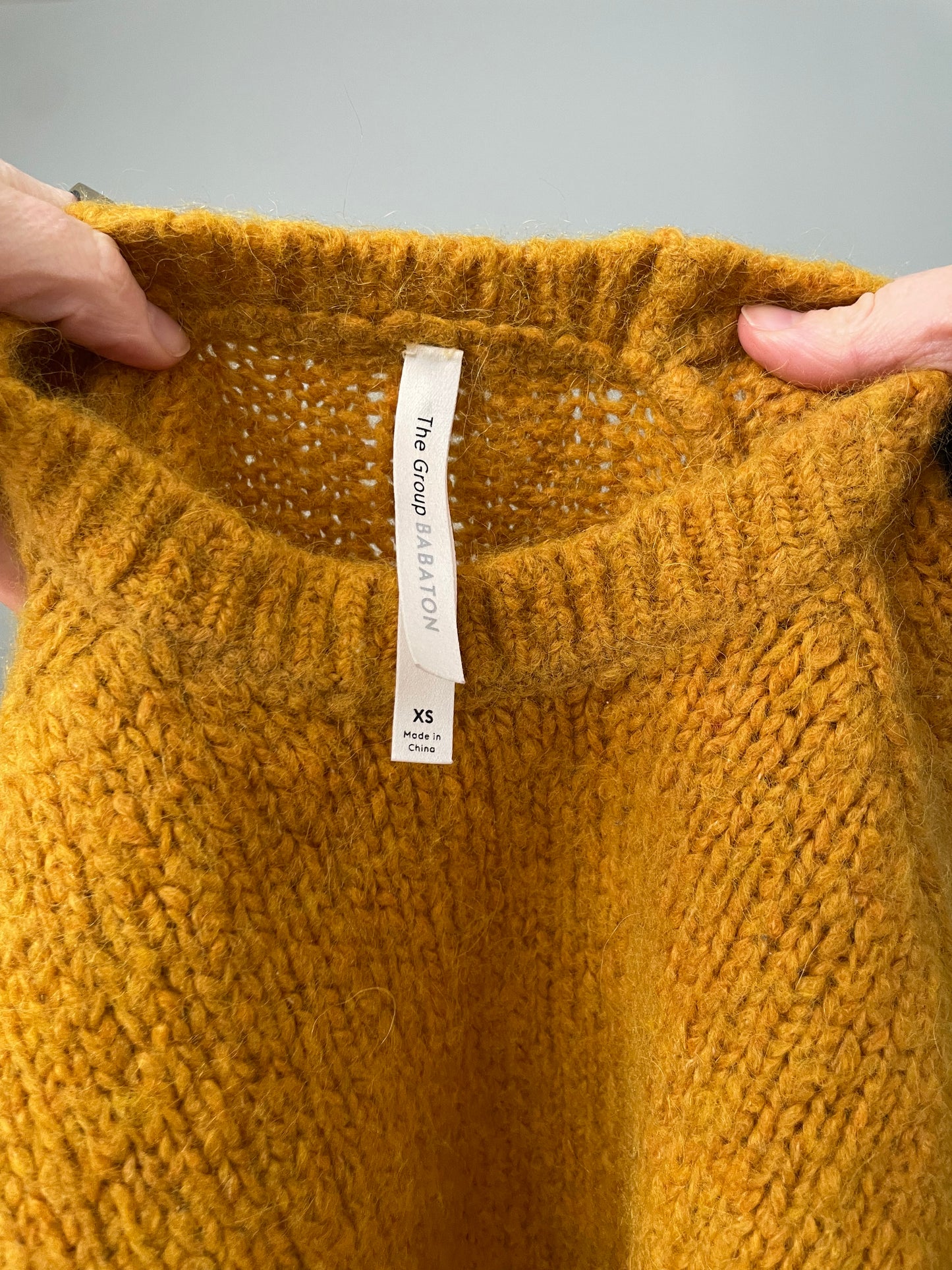 Babaton Mustard Knit Sweater – XS