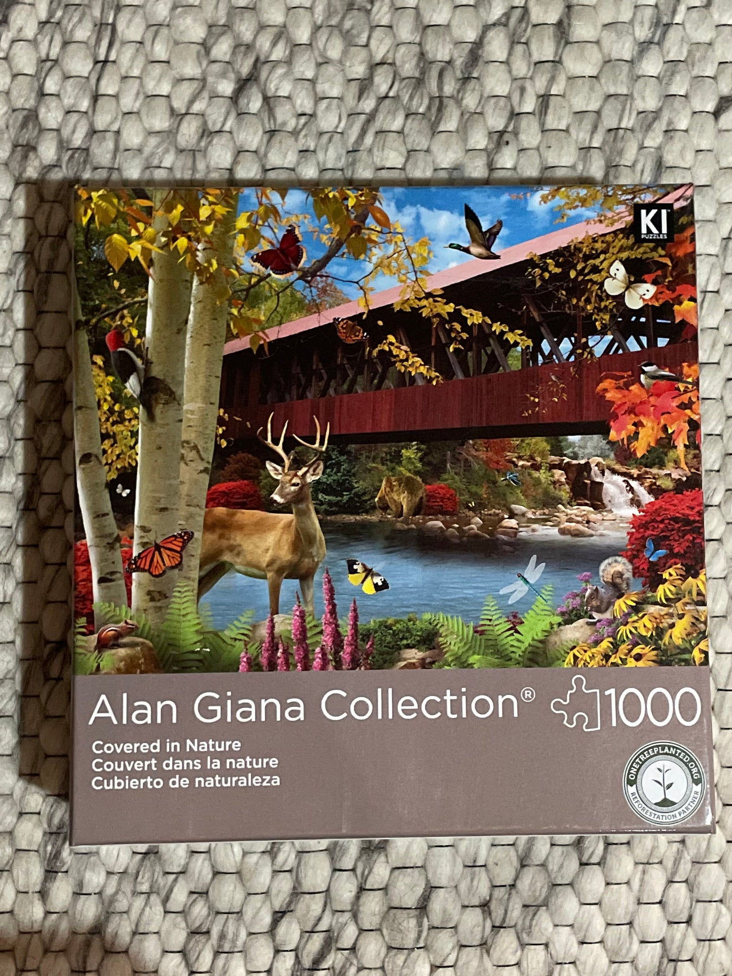 KI Puzzles – Alan Giana Collection “Covered in Nature” 1000 Piece Puzzle
