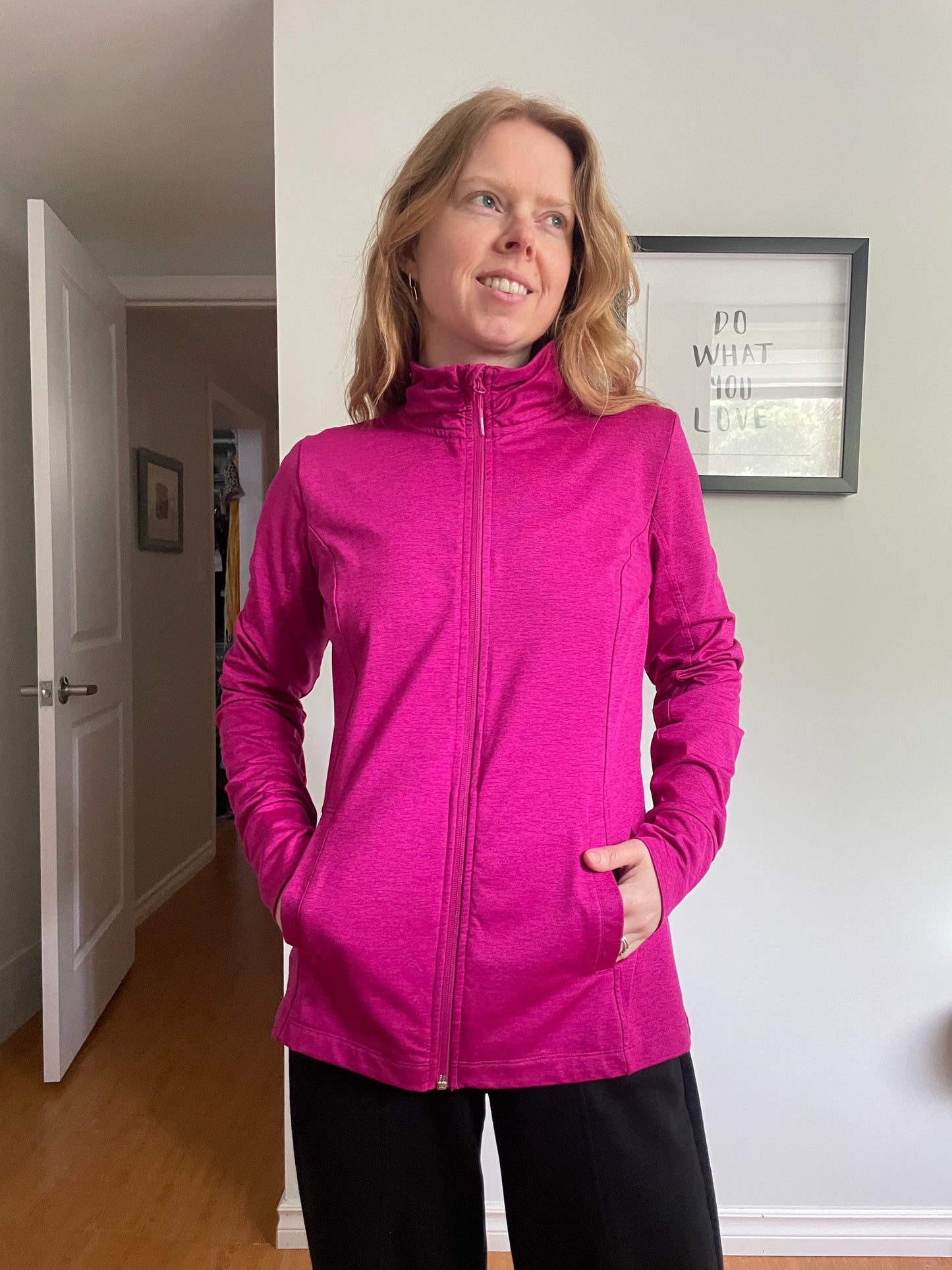 Mondetta Bright Pink Full-Zip Active Jacket - Medium