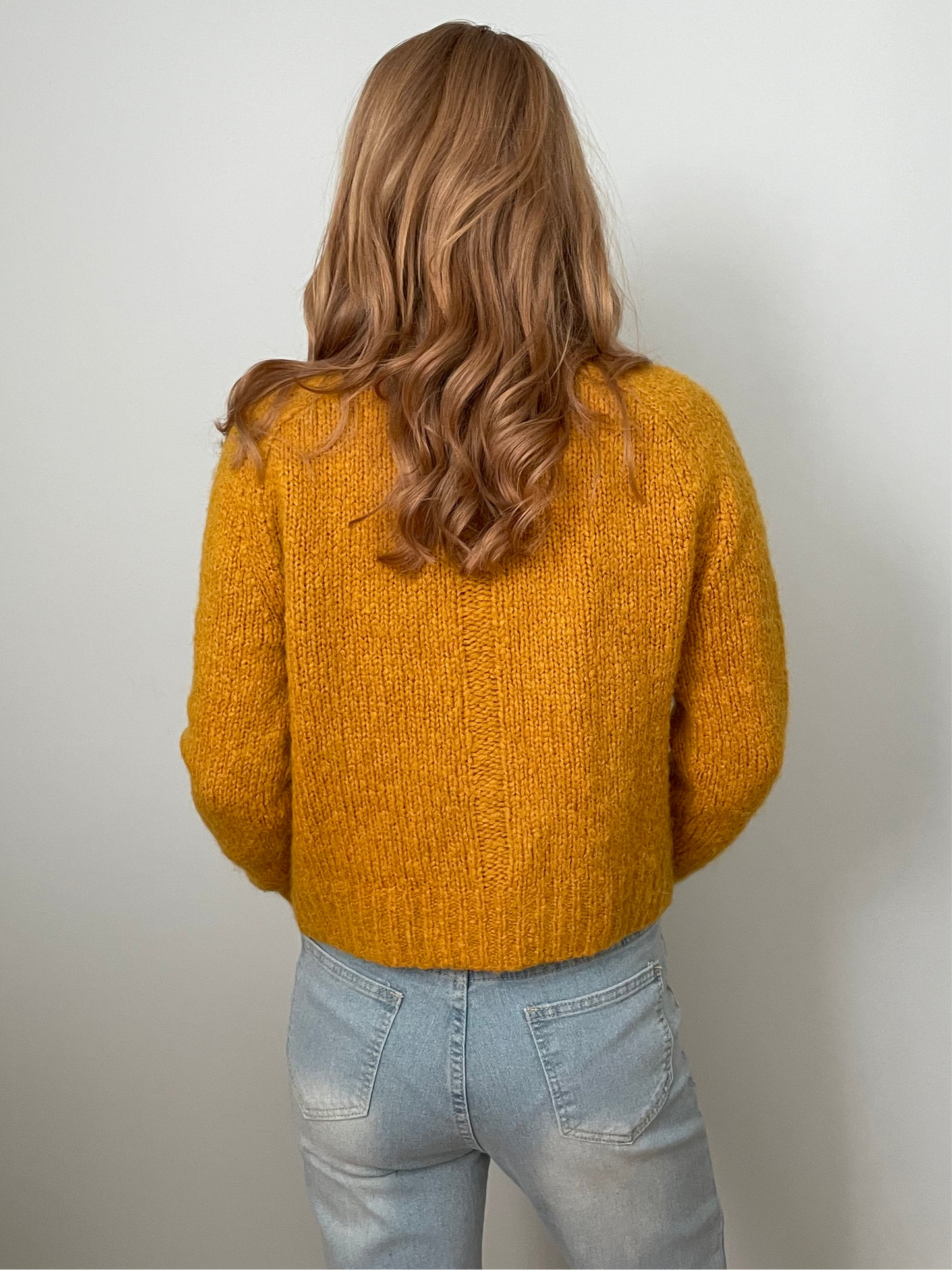 Babaton Mustard Knit Sweater – XS