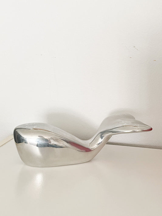 Hoselton Aluminum Whale Sculpture Handmade in Canada