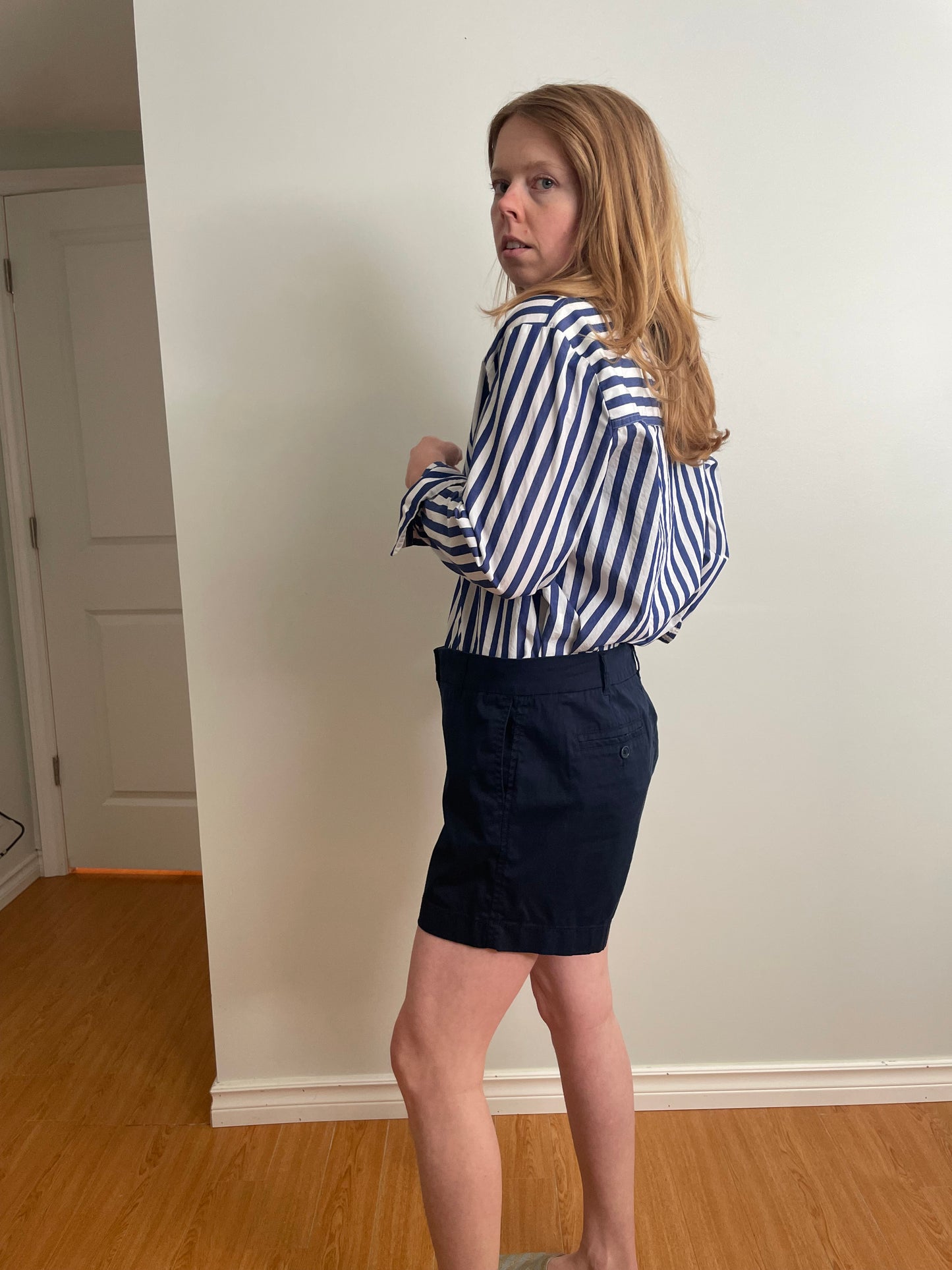 J.Crew Chino Navy Cotton Chino Shorts – Size 8