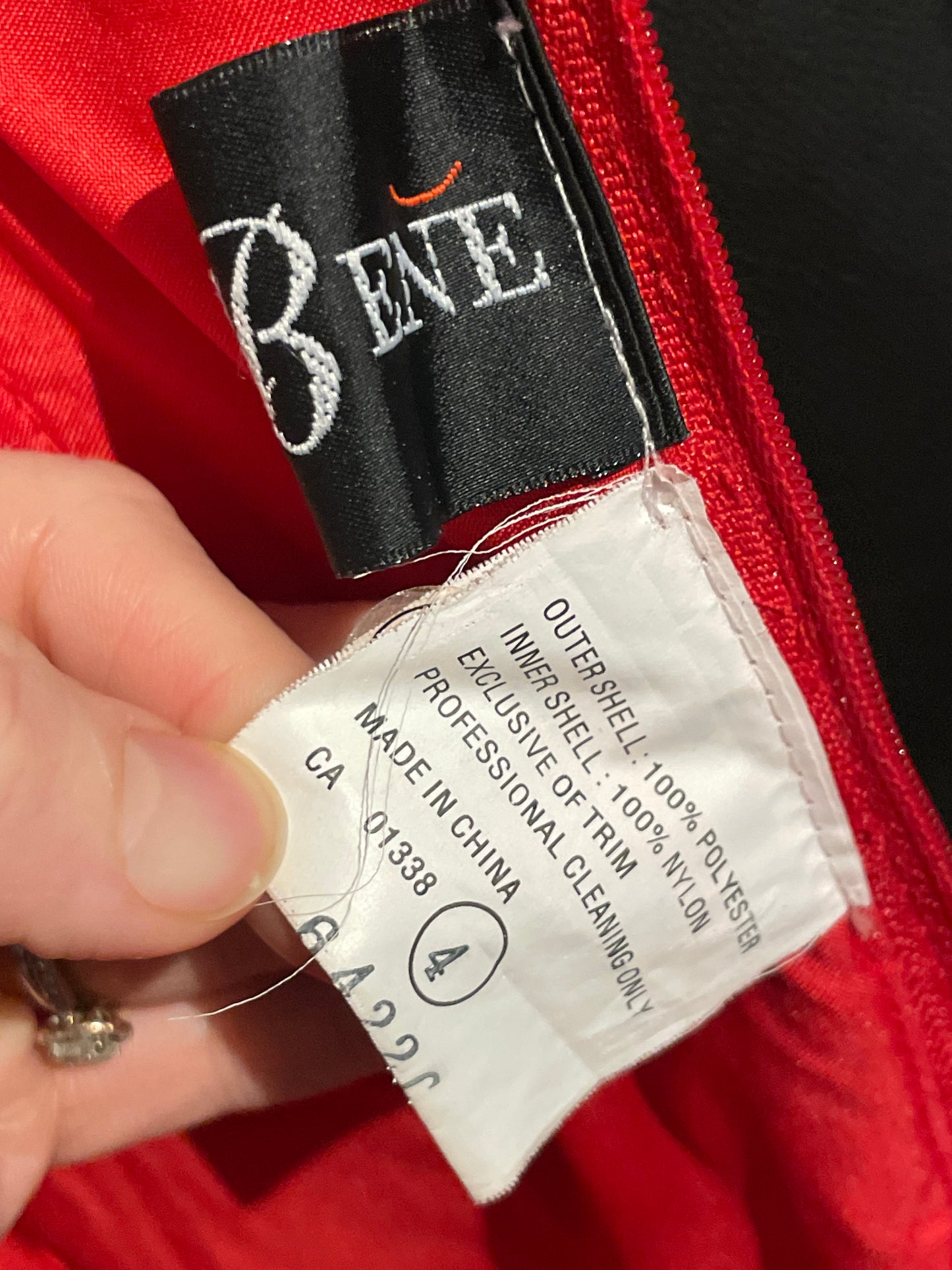 Tutto Bene Red Strapless Fit & Flare Party Dress – Red – Size 4