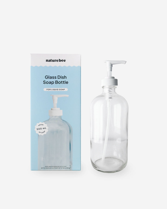 Glass Dish Soap Bottle