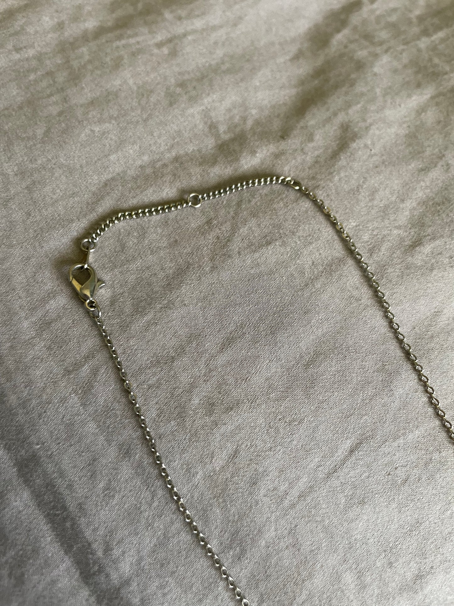 Gold Tone Filigree Disc Pendant Necklace