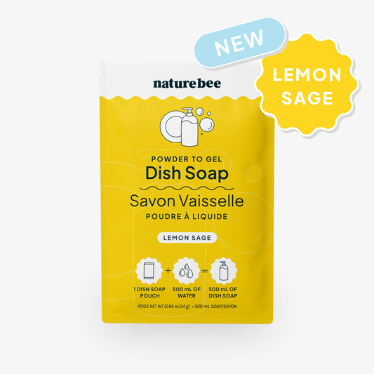 Lemon Sage Dish Soap - Powder to Gel  