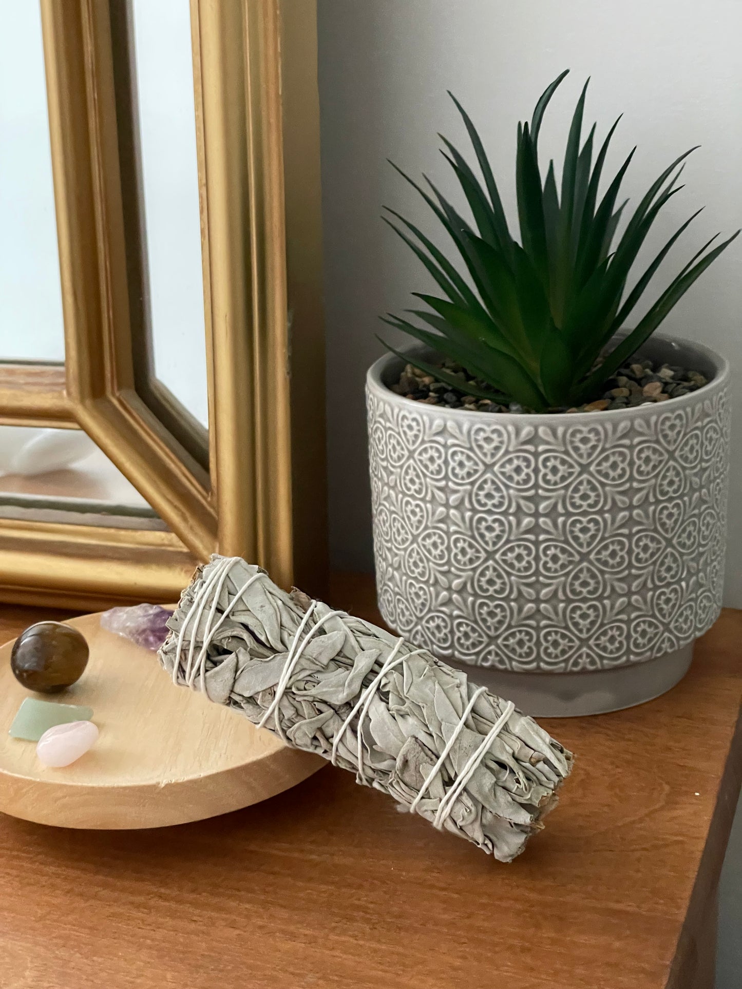 Organic White Sage Cleansing Stick – California Grown 4”