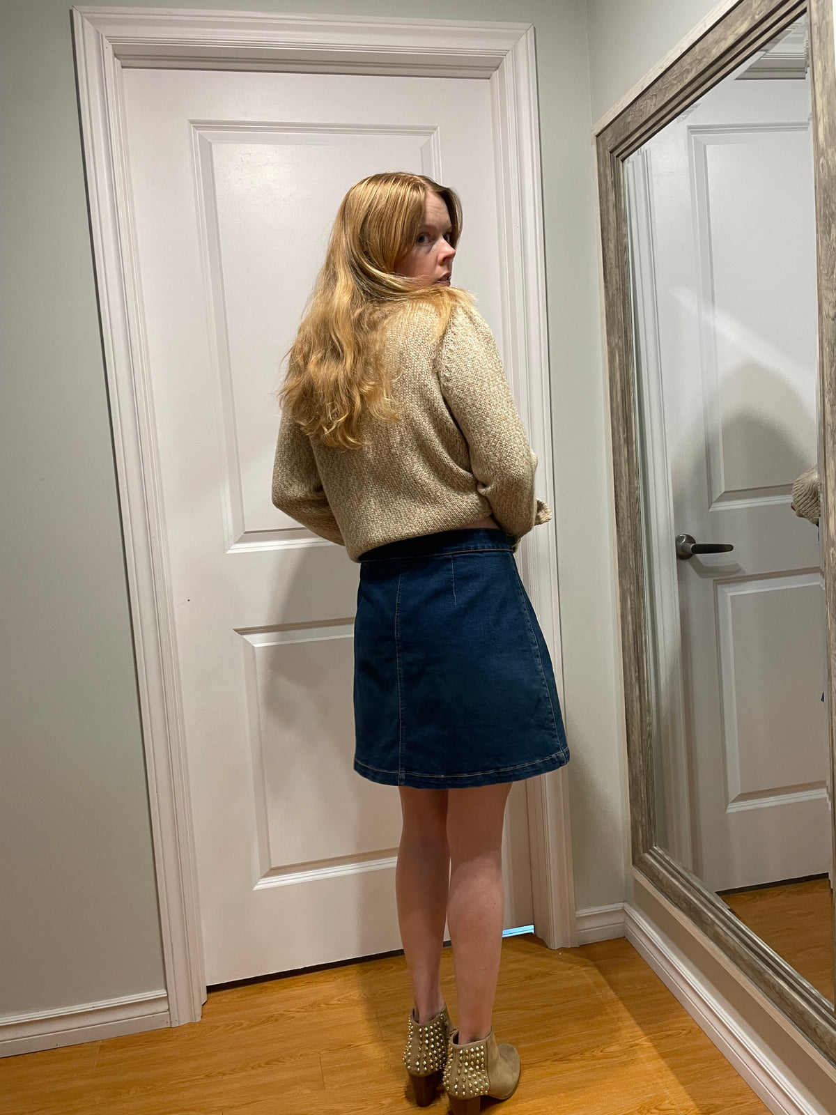 Navigare Donna Oatmeal Wool & Alpaca-Blend Turtleneck Sweater - M/L