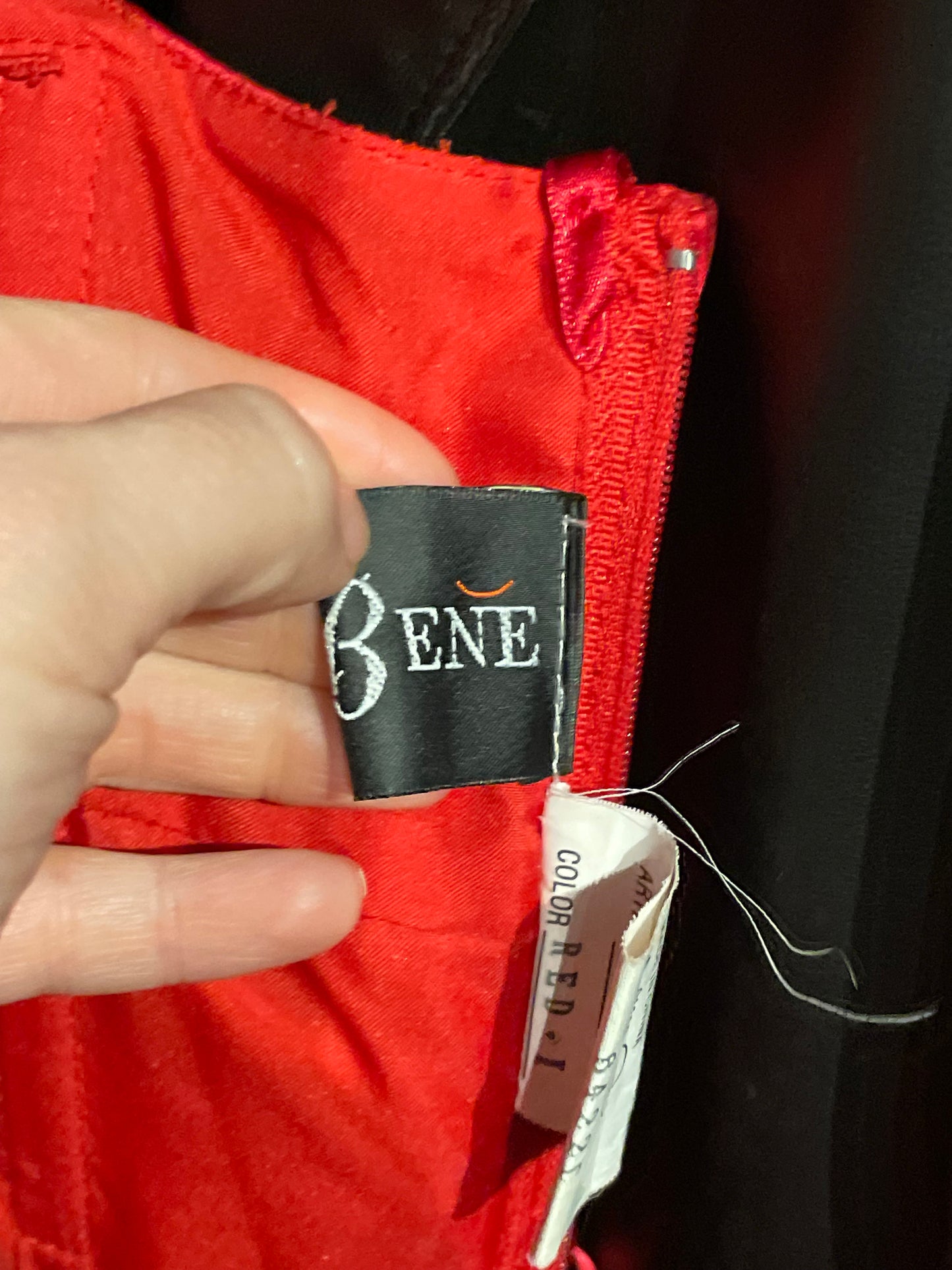 Tutto Bene Red Strapless Fit & Flare Party Dress – Red – Size 4