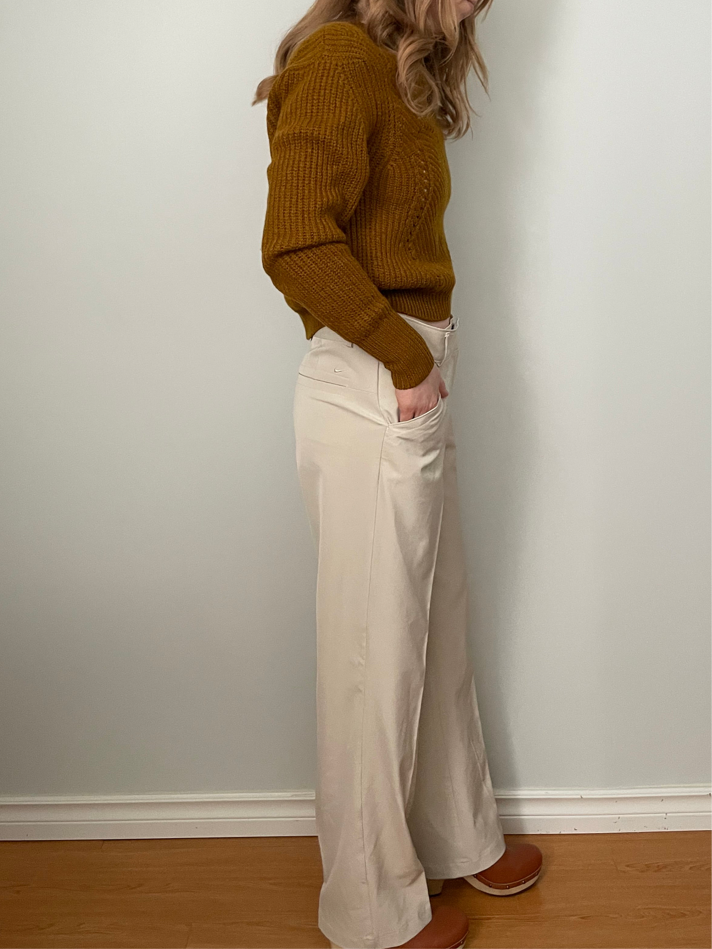 Nike Golf Cream Performance Trouser Pants – Small