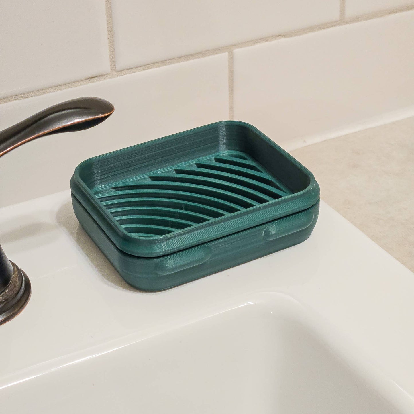Travel Soap Case (Rectangular) - 100% Recycled Plastic