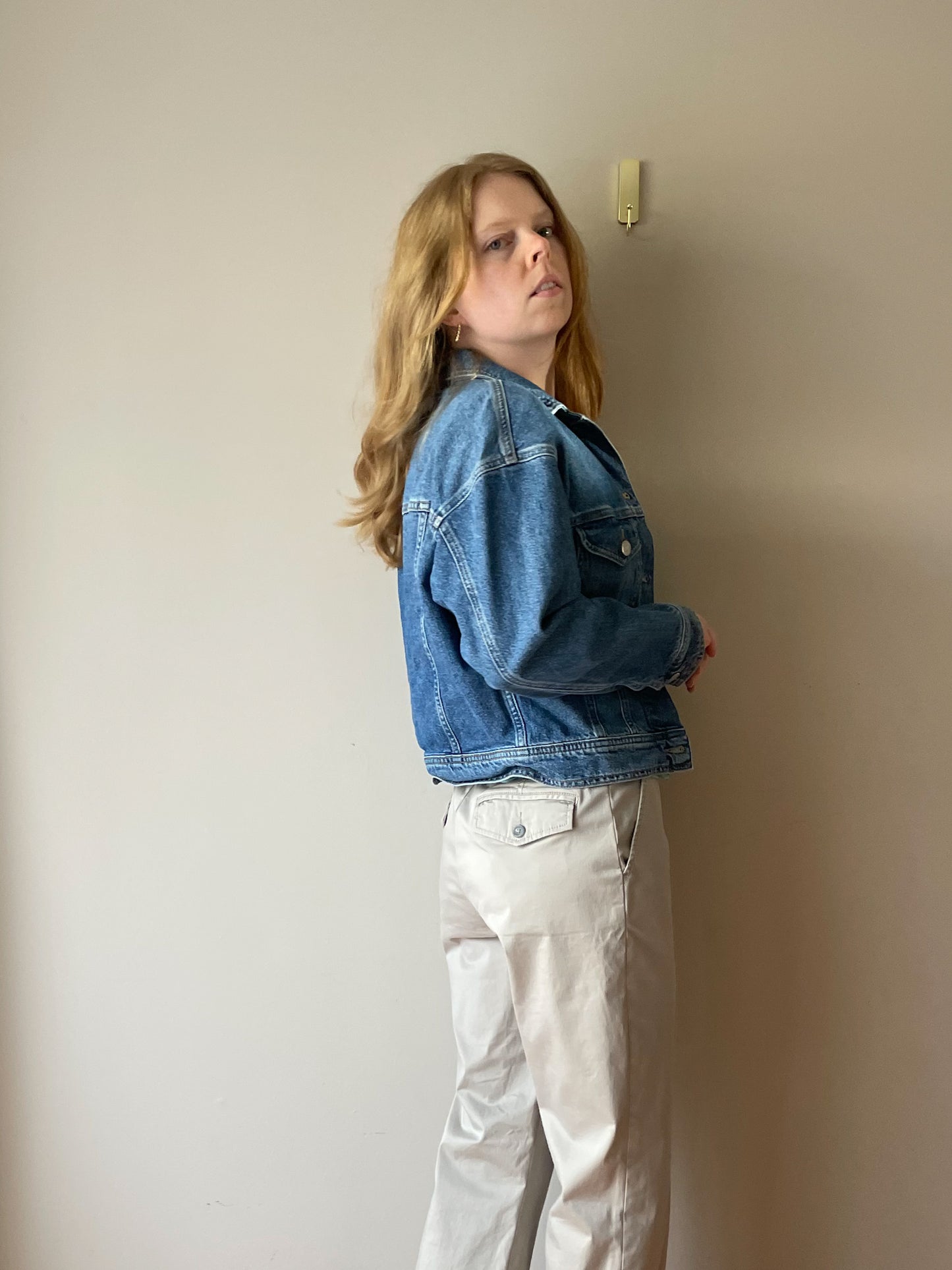 MAVI Rosa Denim Vintage Wash Relaxed 100% Cotton Denim Jacket - XS/S