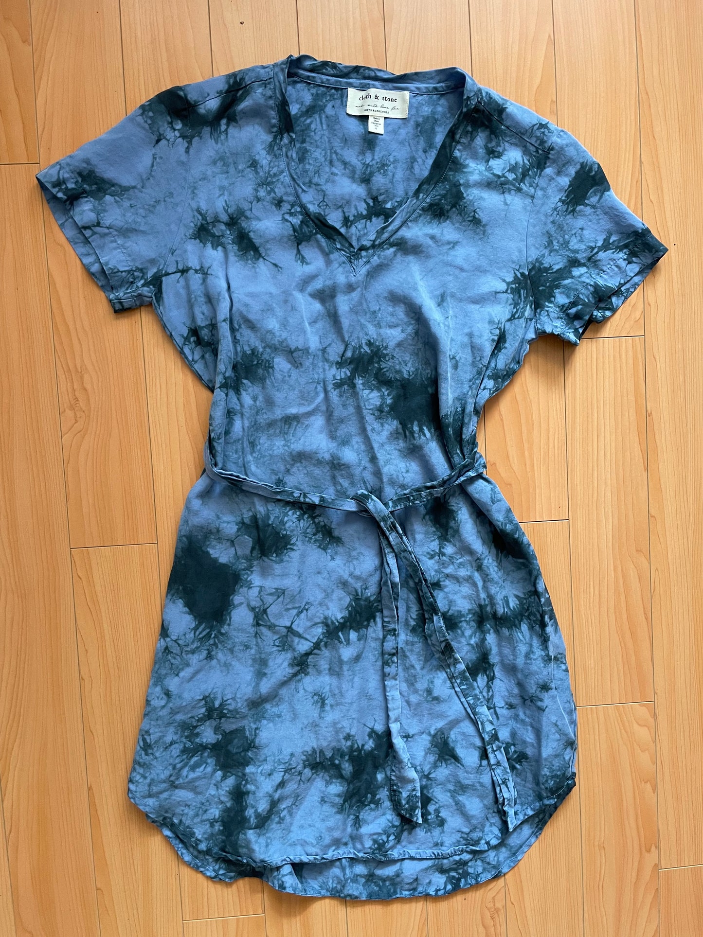 Cloth & Stone Tie-Dye Shirt Dress – Size S
