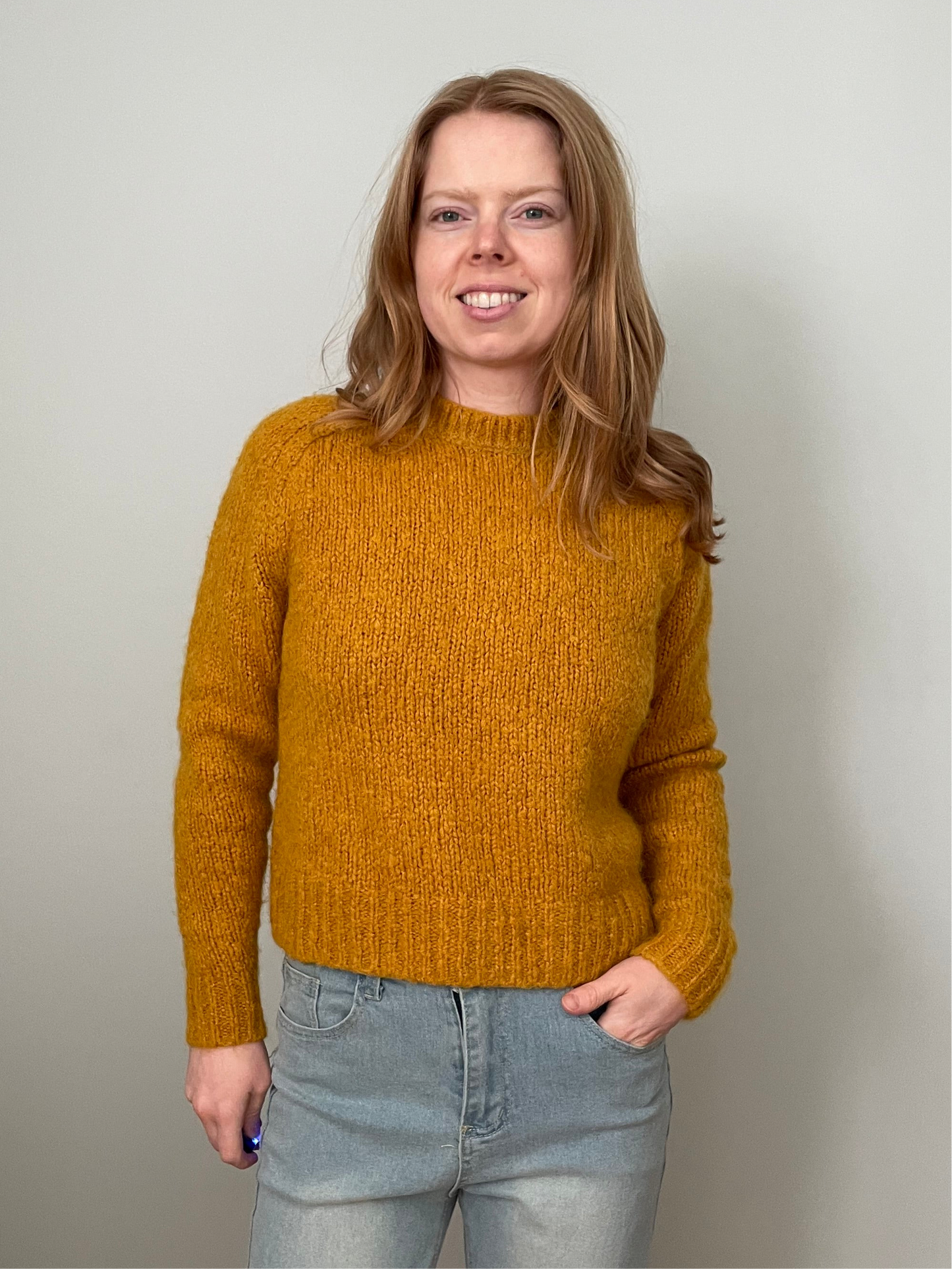 Babaton Mustard Knit Sweater – XS