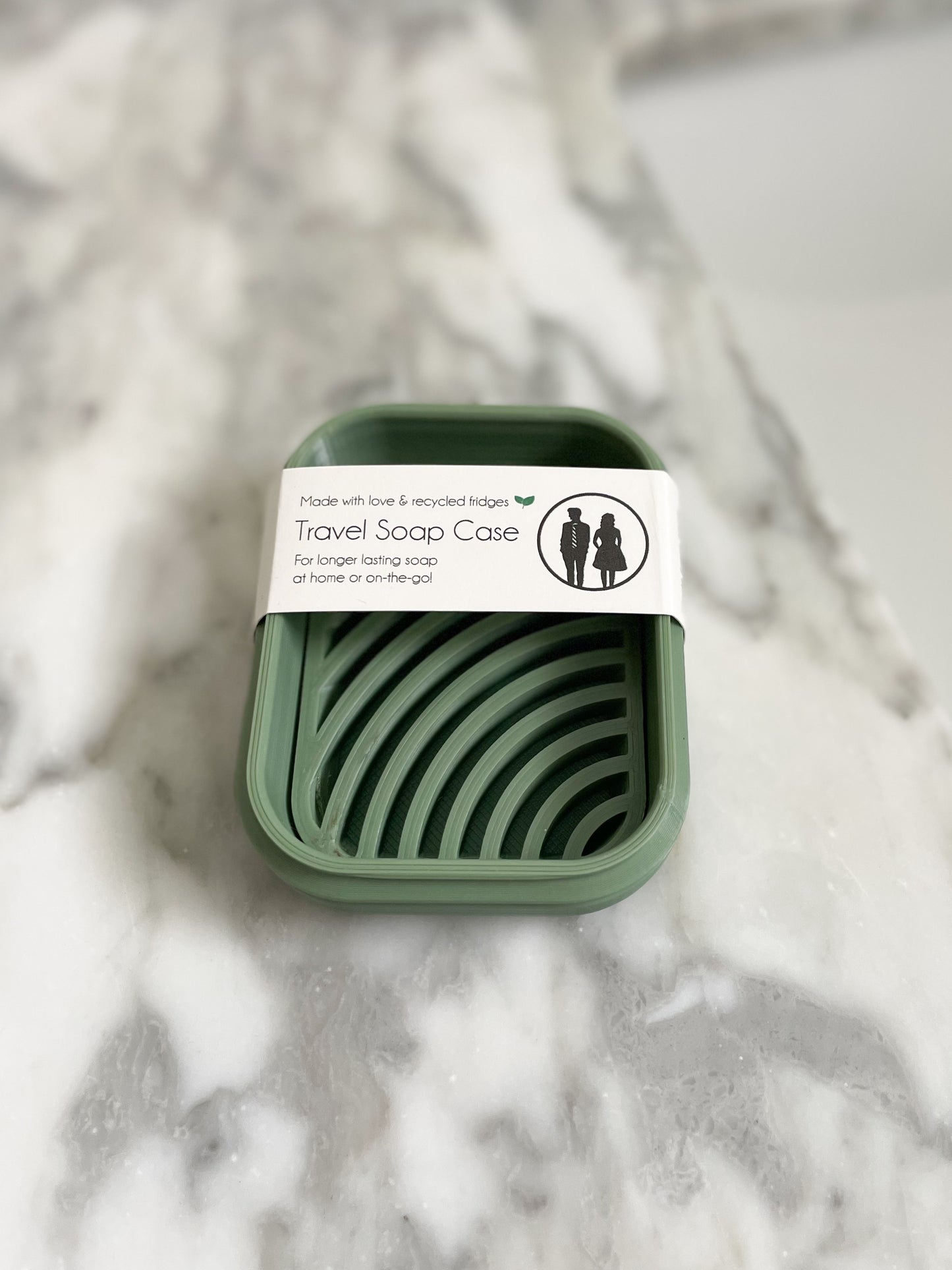 Travel Soap Case (Rectangular) - 100% Recycled Plastic