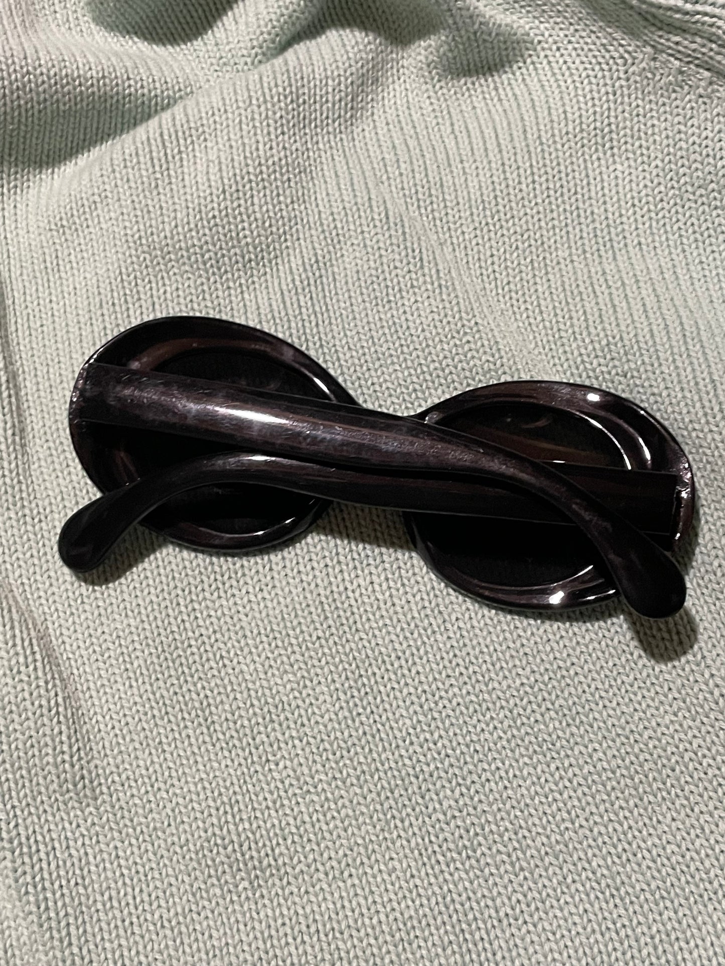 Black Oval Sunglasses