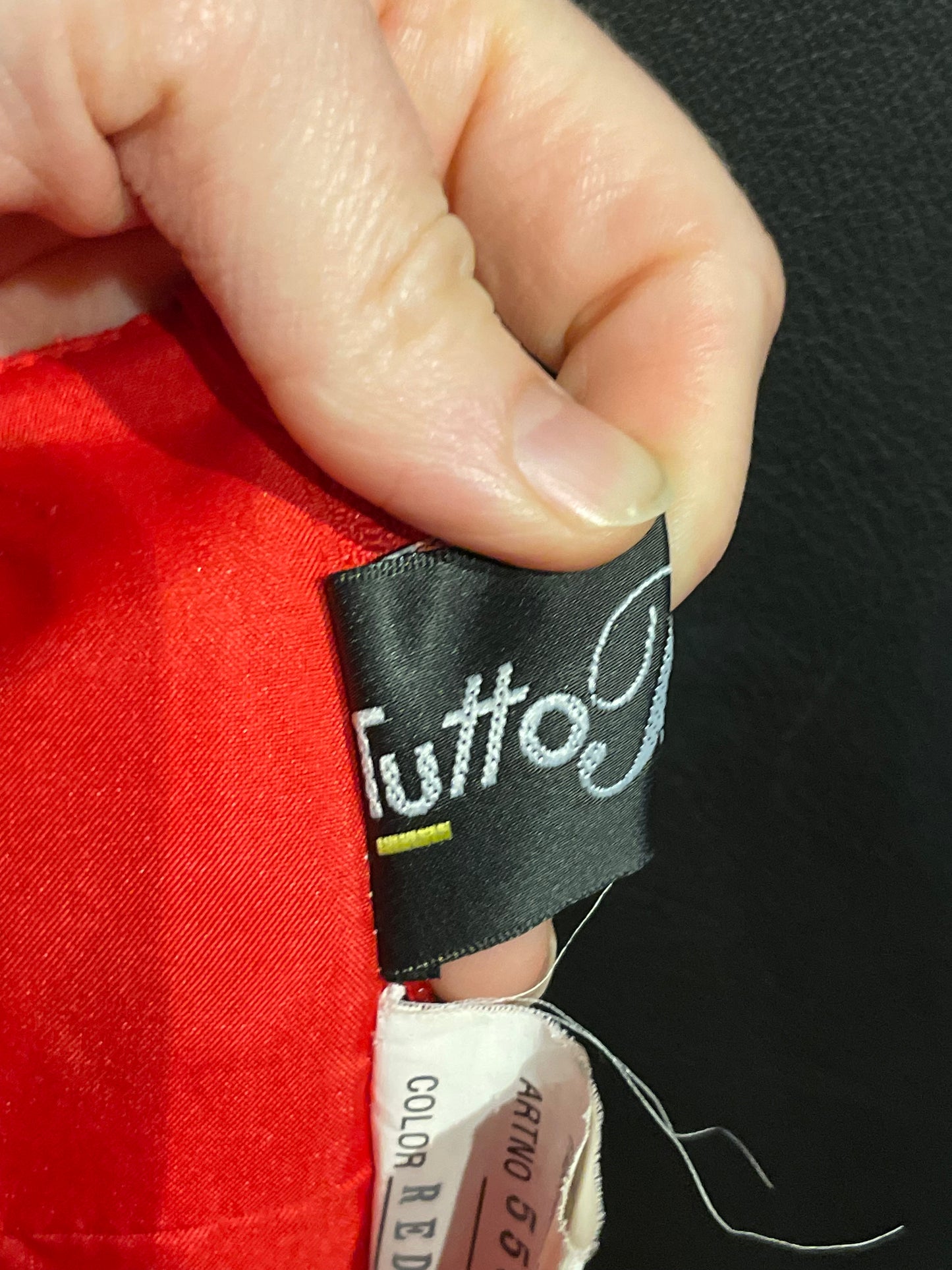 Tutto Bene Red Strapless Fit & Flare Party Dress – Red – Size 4