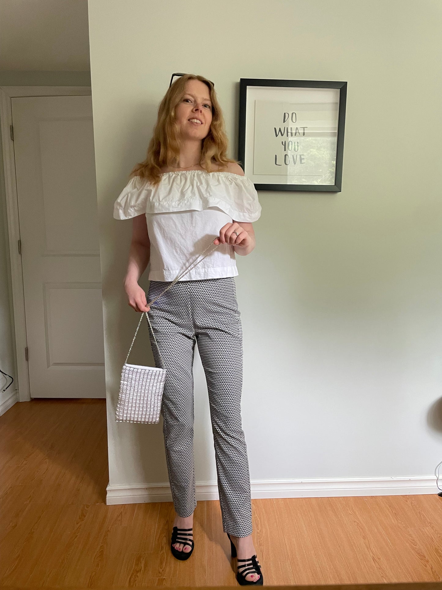 Silver Satin Beaded Mesh Shoulder Bag