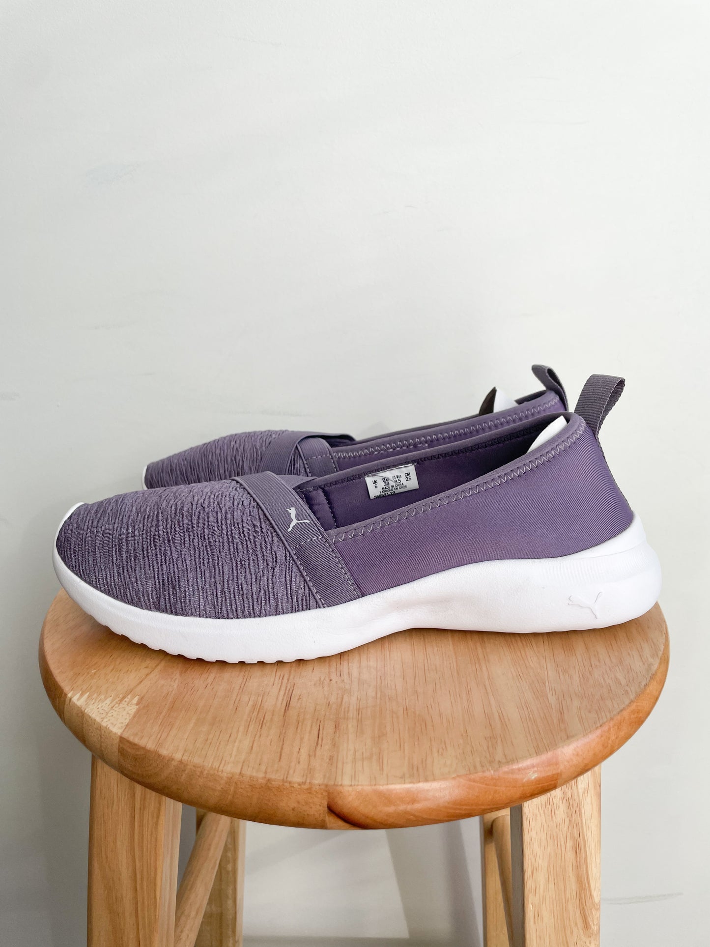 Puma Dusty Purple Soft Foam Walking Slip On Shoes - Size 8.5