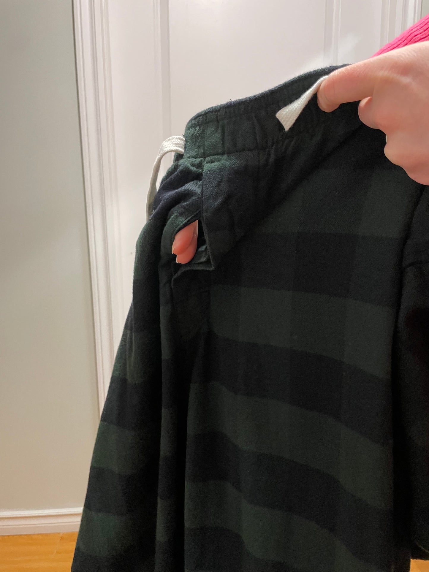 Roots Dark Green & Black Plaid Flannel Lounge Pants - XXL