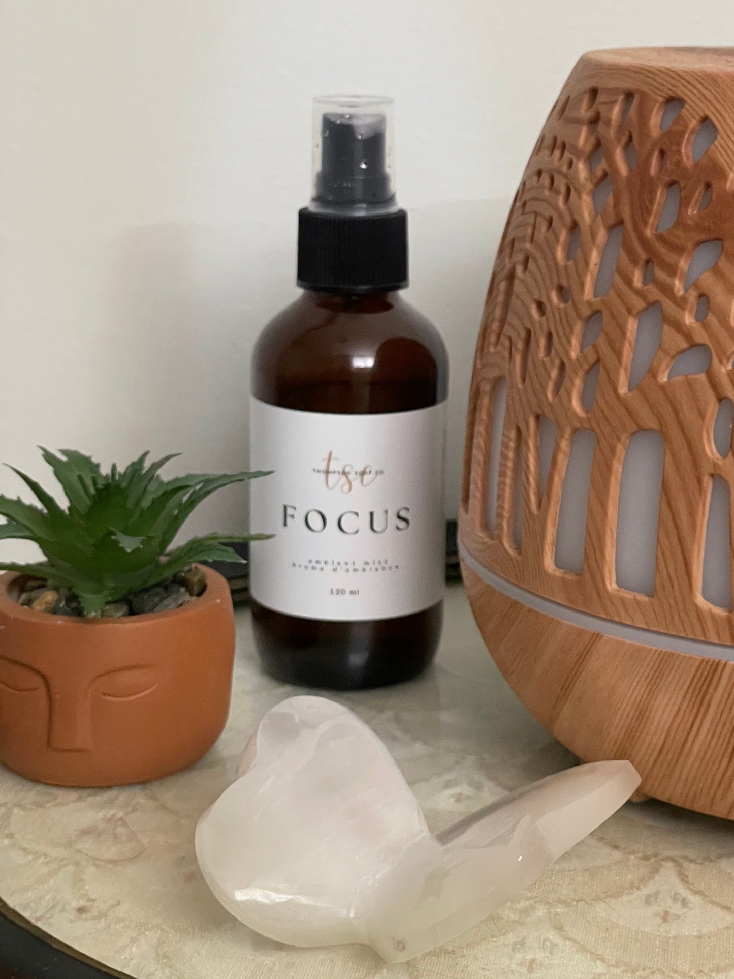 Thompson Soap Co. – Focus Essential Oil Ambient Mist (Natural Room & Linen Spray)